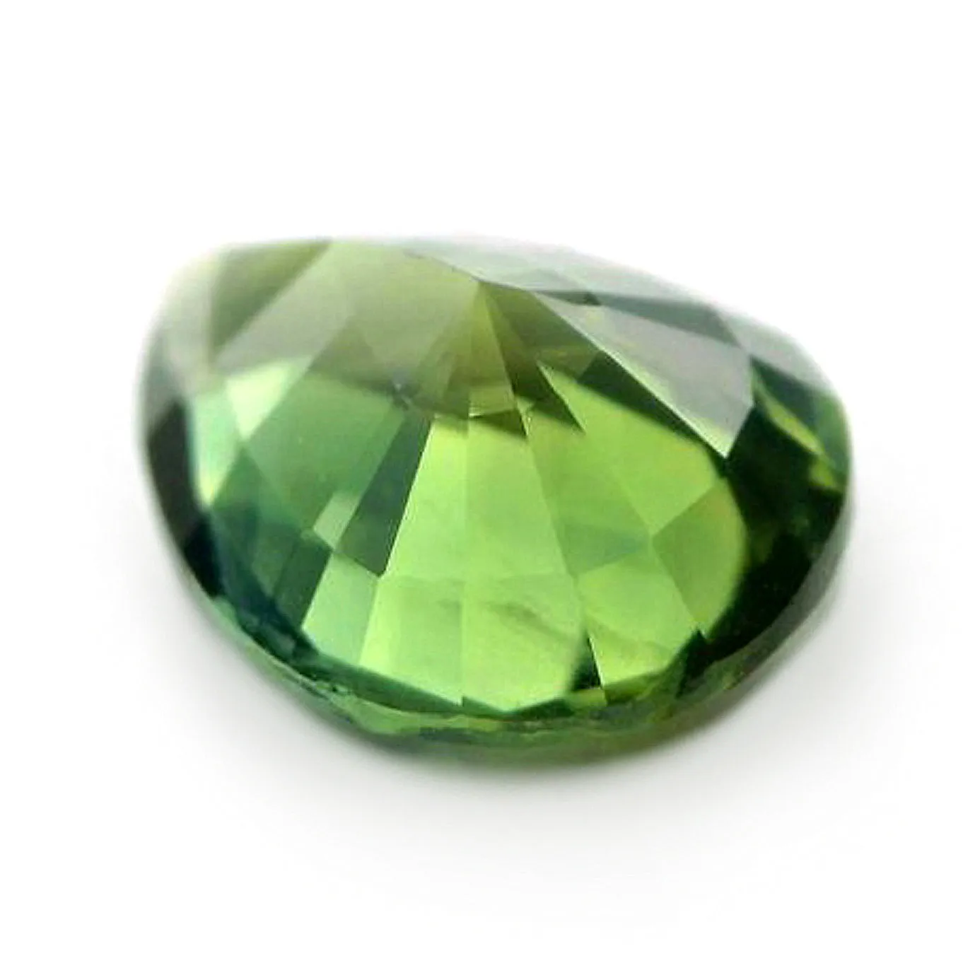 0.98ct Certified Natural Green Sapphire