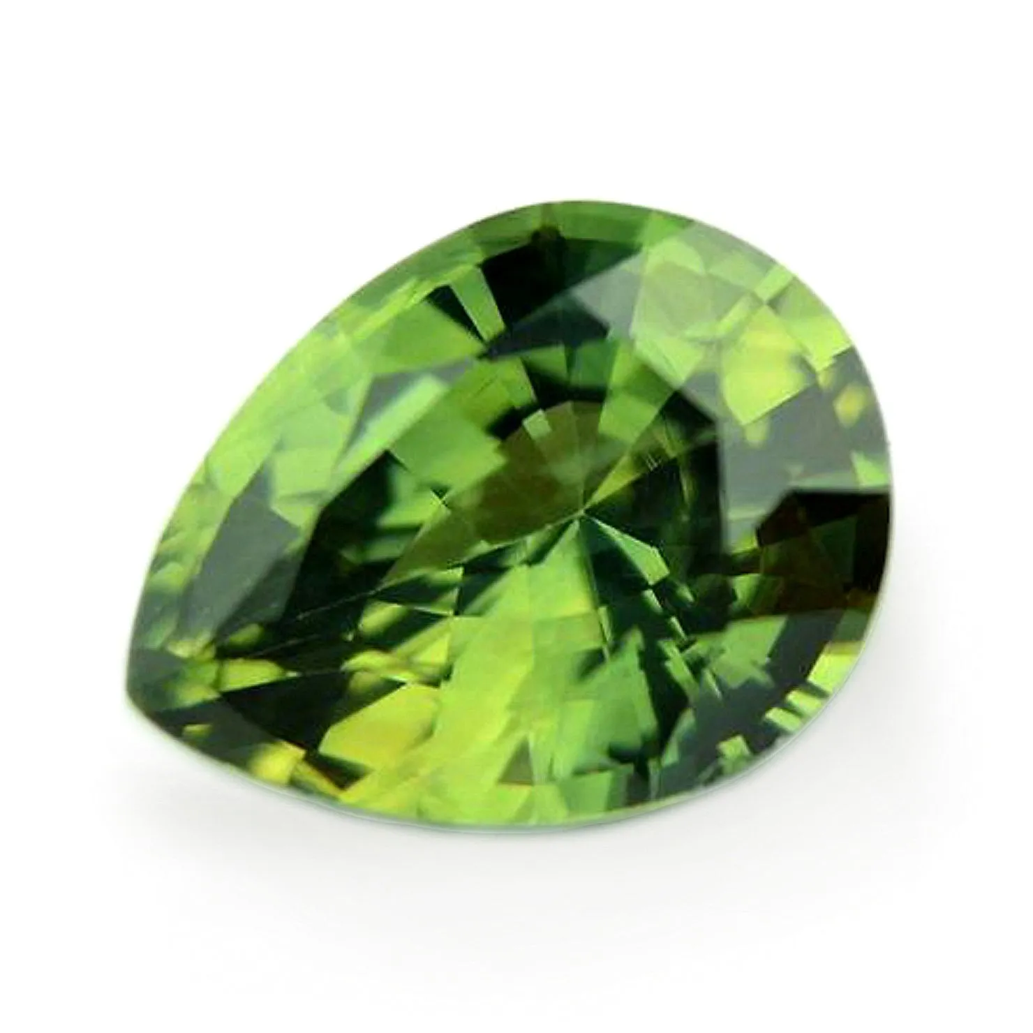 0.98ct Certified Natural Green Sapphire