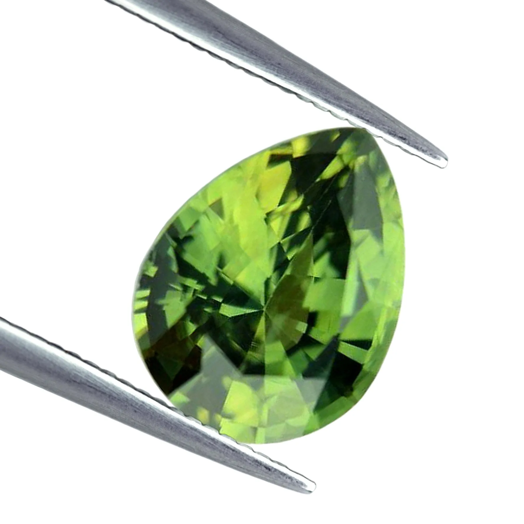 0.98ct Certified Natural Green Sapphire