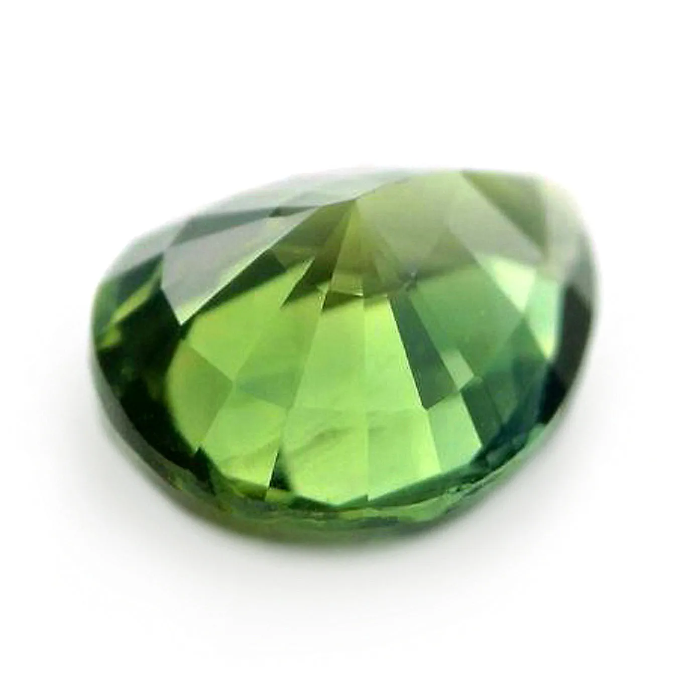 0.98ct Certified Natural Green Sapphire