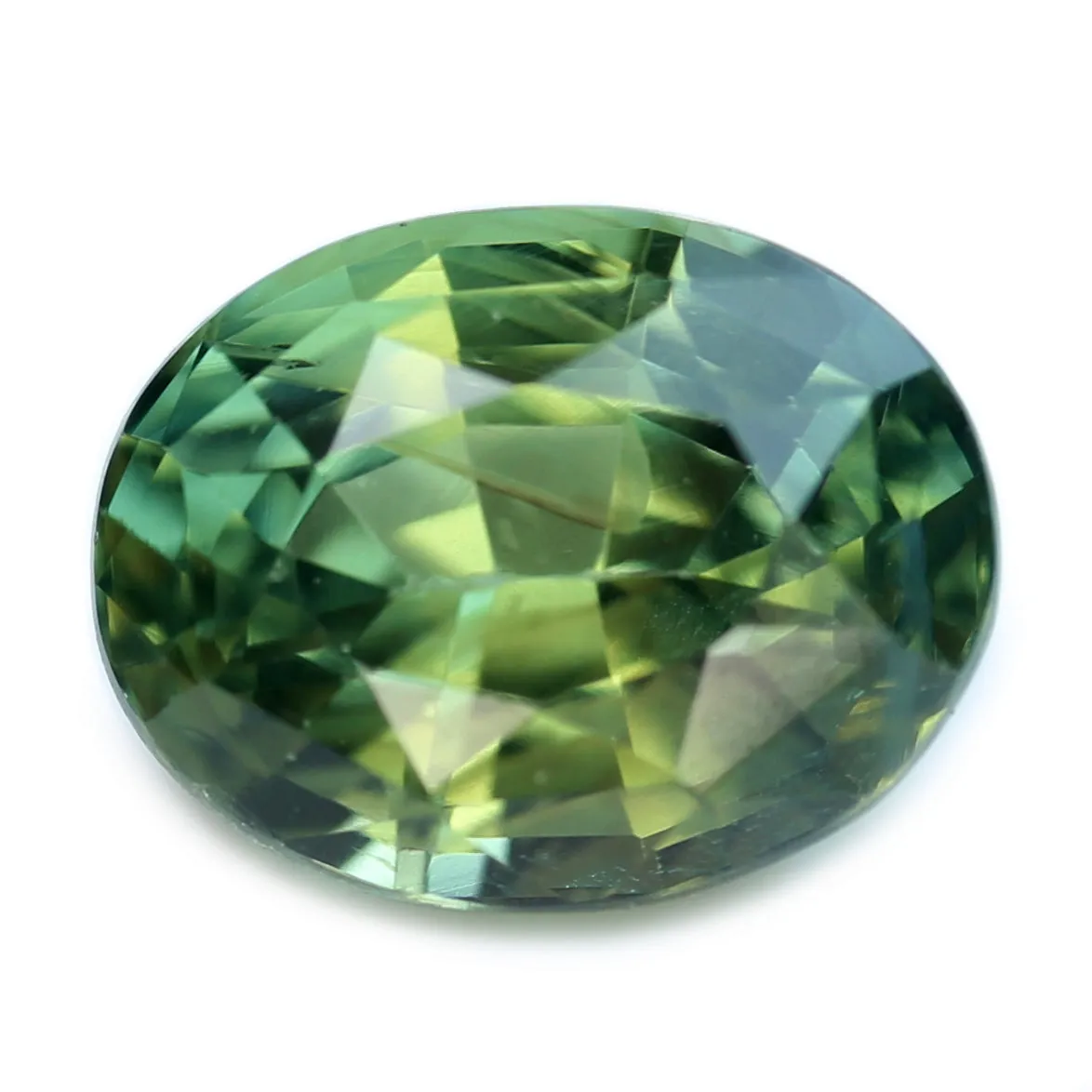 0.98ct Certified Natural Green Sapphire