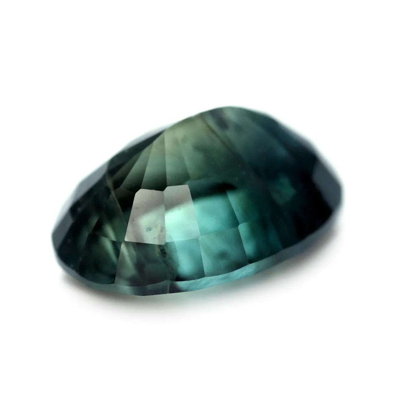 0.98ct Certified Natural Teal Sapphire