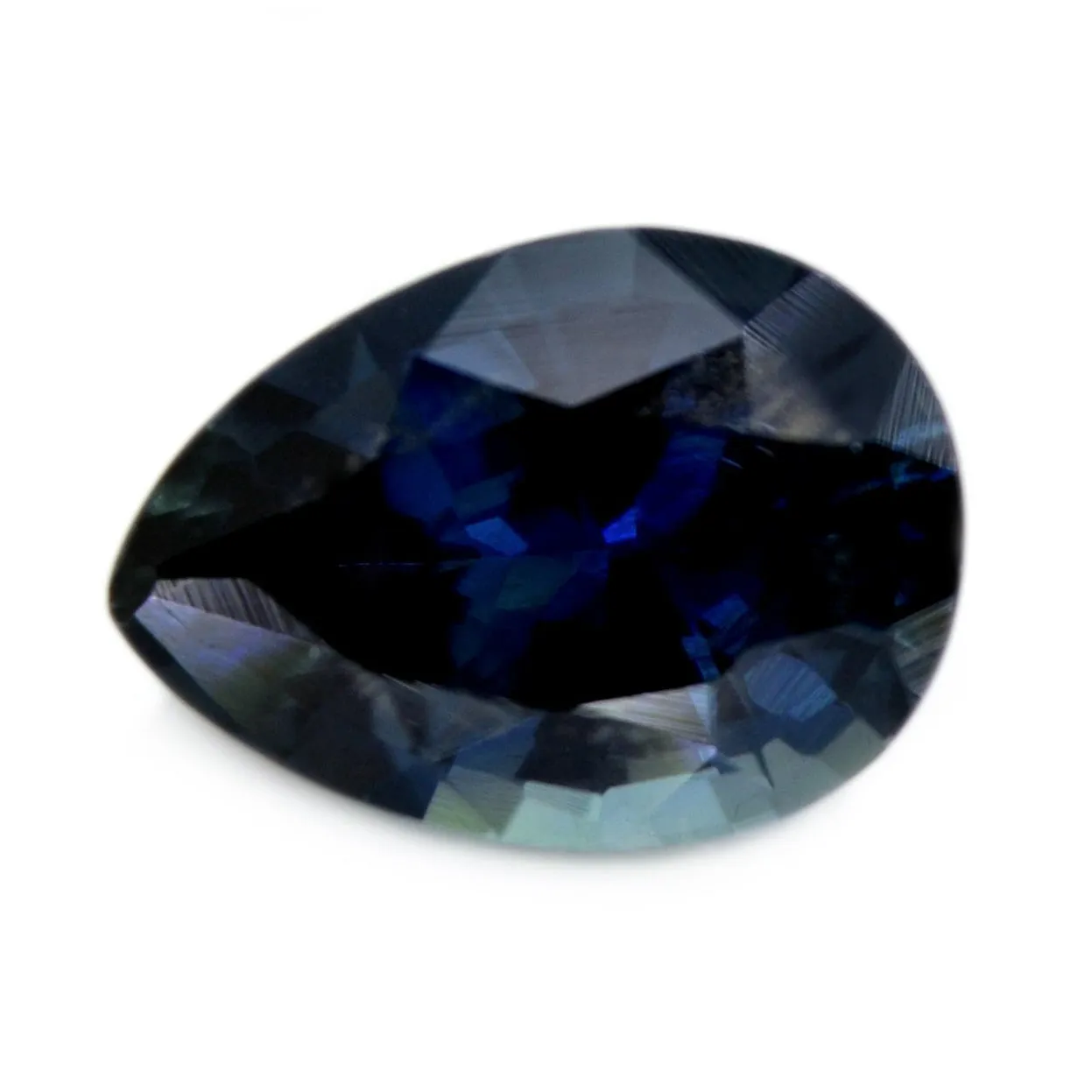 0.98ct Certified Natural Teal Sapphire