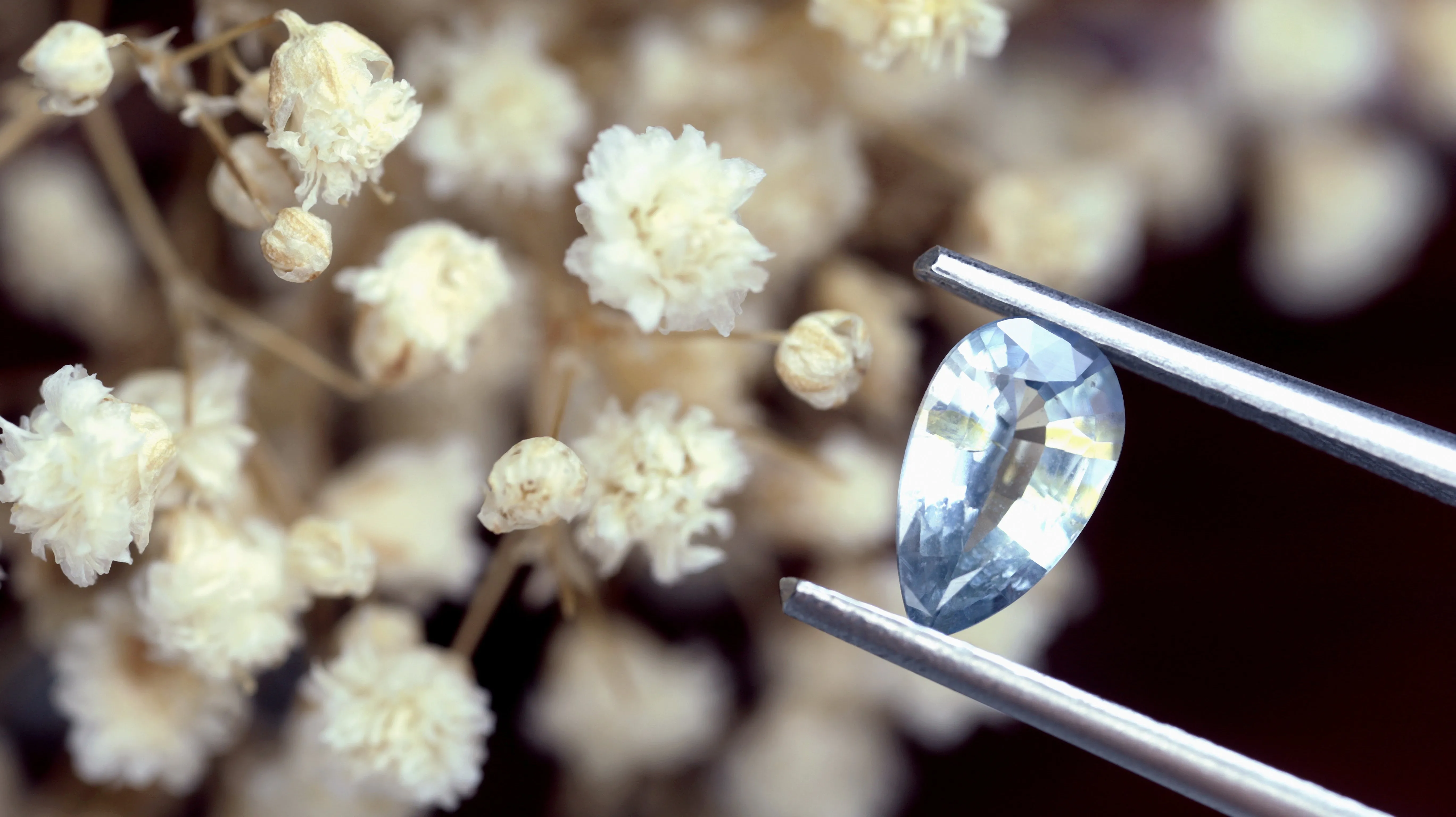 0.98ct Certified Natural White Sapphire