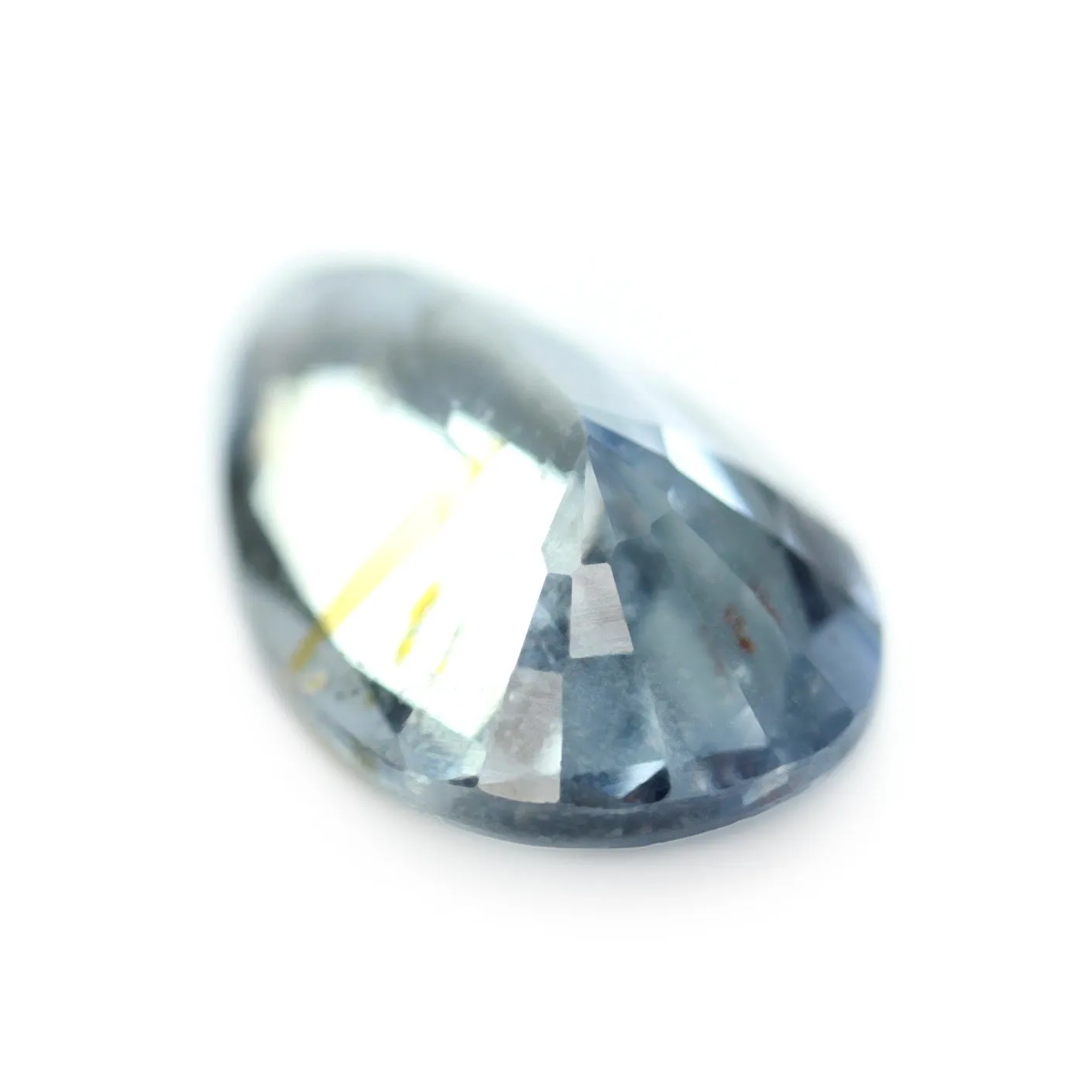 0.98ct Certified Natural White Sapphire