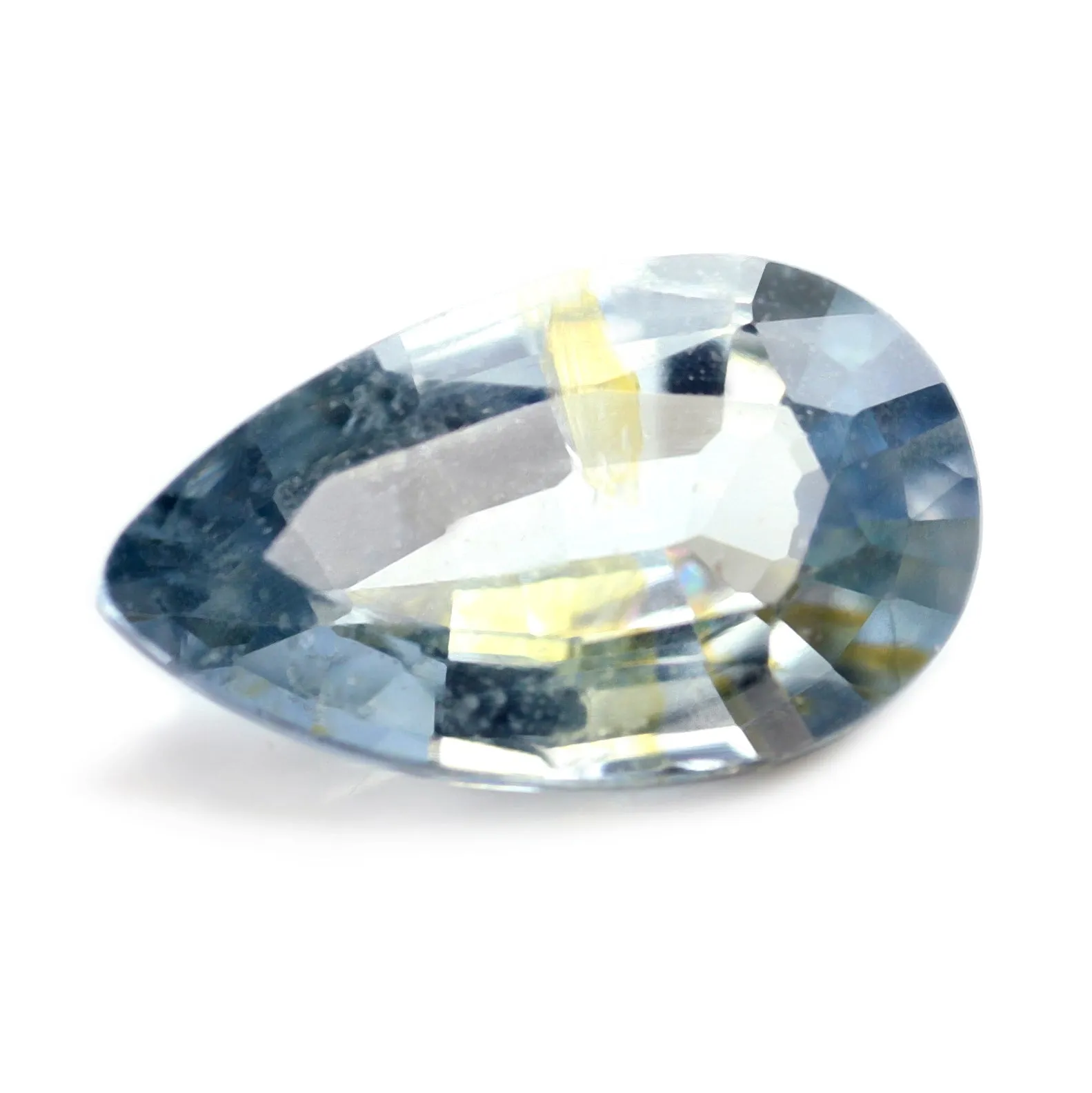0.98ct Certified Natural White Sapphire