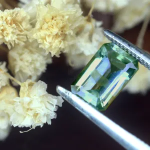 0.99ct Certified Natural Teal Sapphire