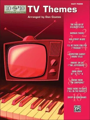 10 for 10 Sheet Music: TV Themes