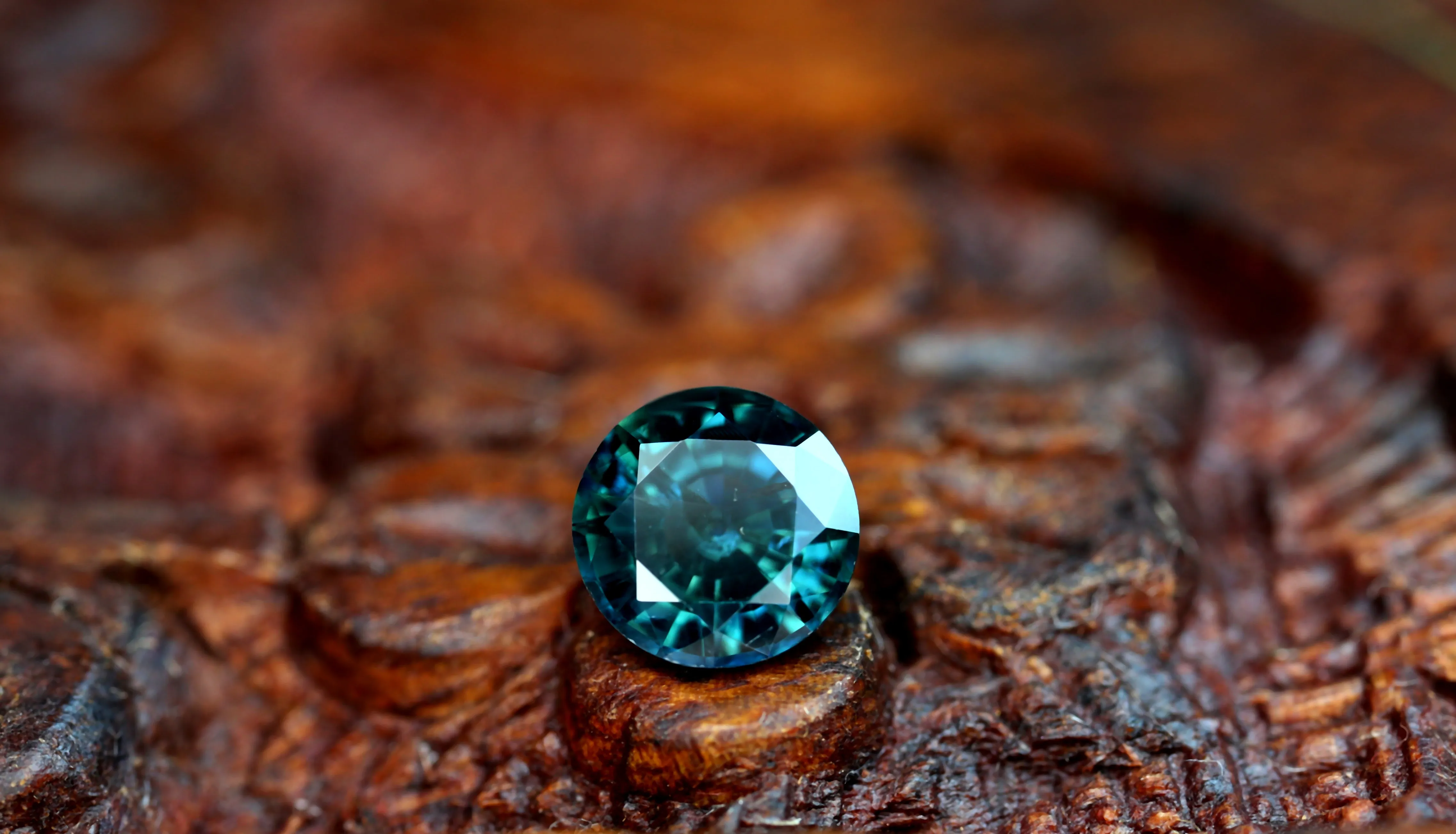 1.02ct Certified Natural Teal Sapphire