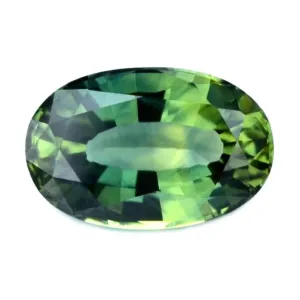 1.03ct Certified Natural Green Sapphire