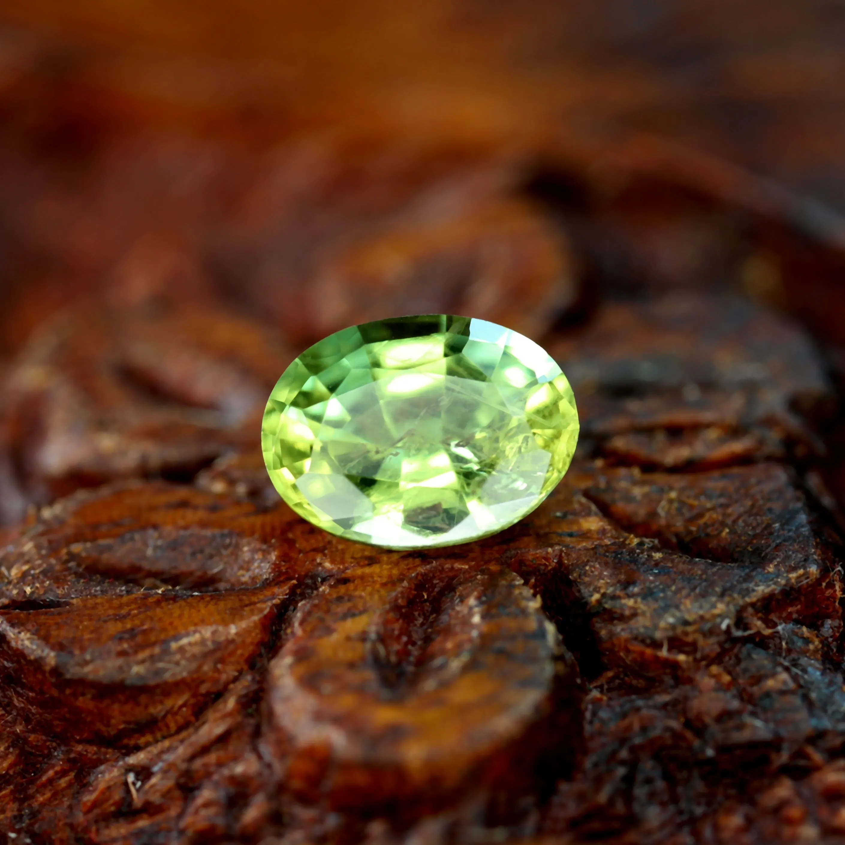 1.04ct Certified Natural Green Sapphire