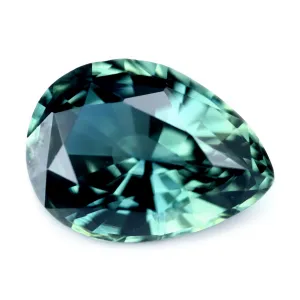 1.07ct Certified Natural Teal Sapphire