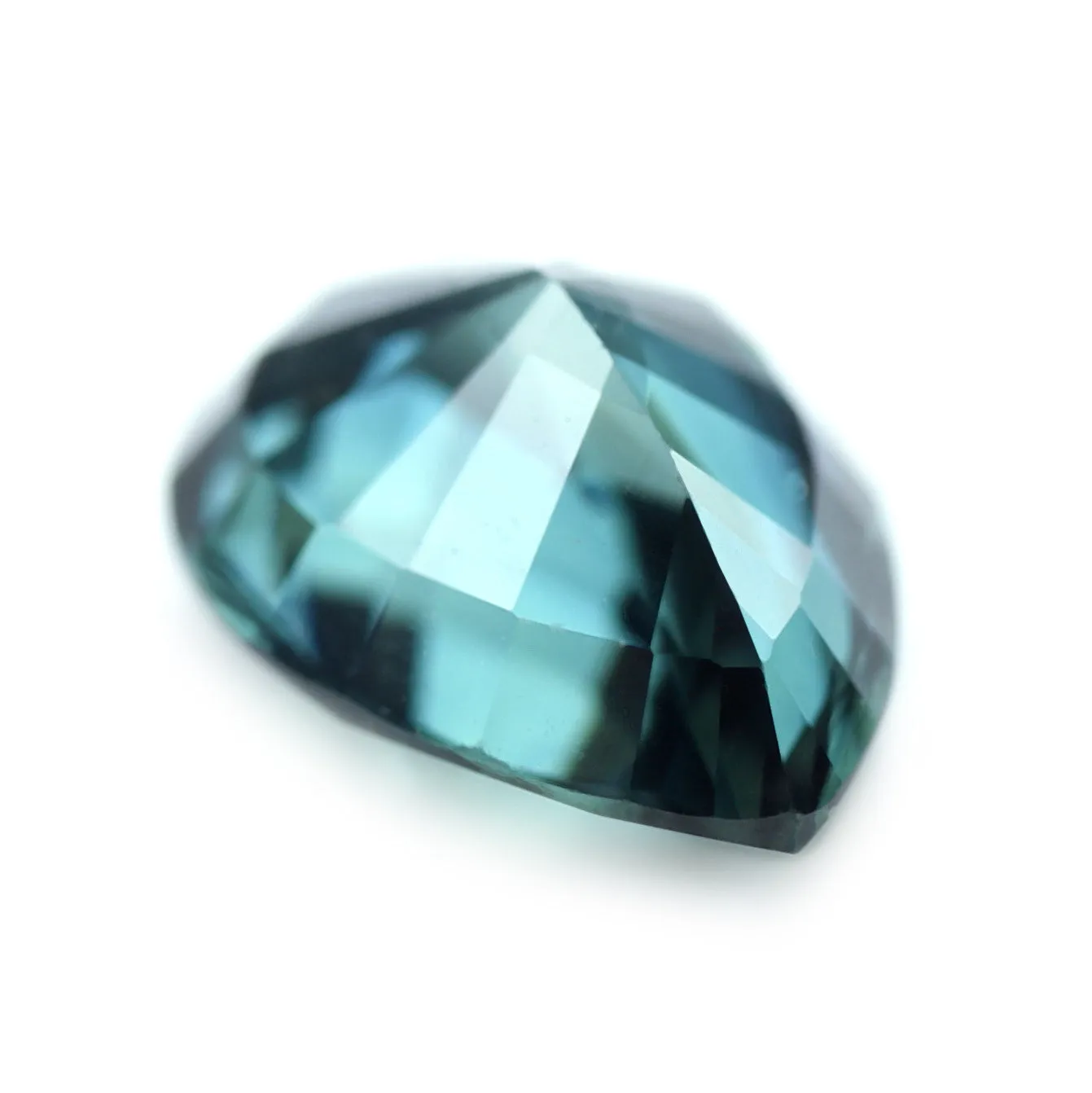1.07ct Certified Natural Teal Sapphire