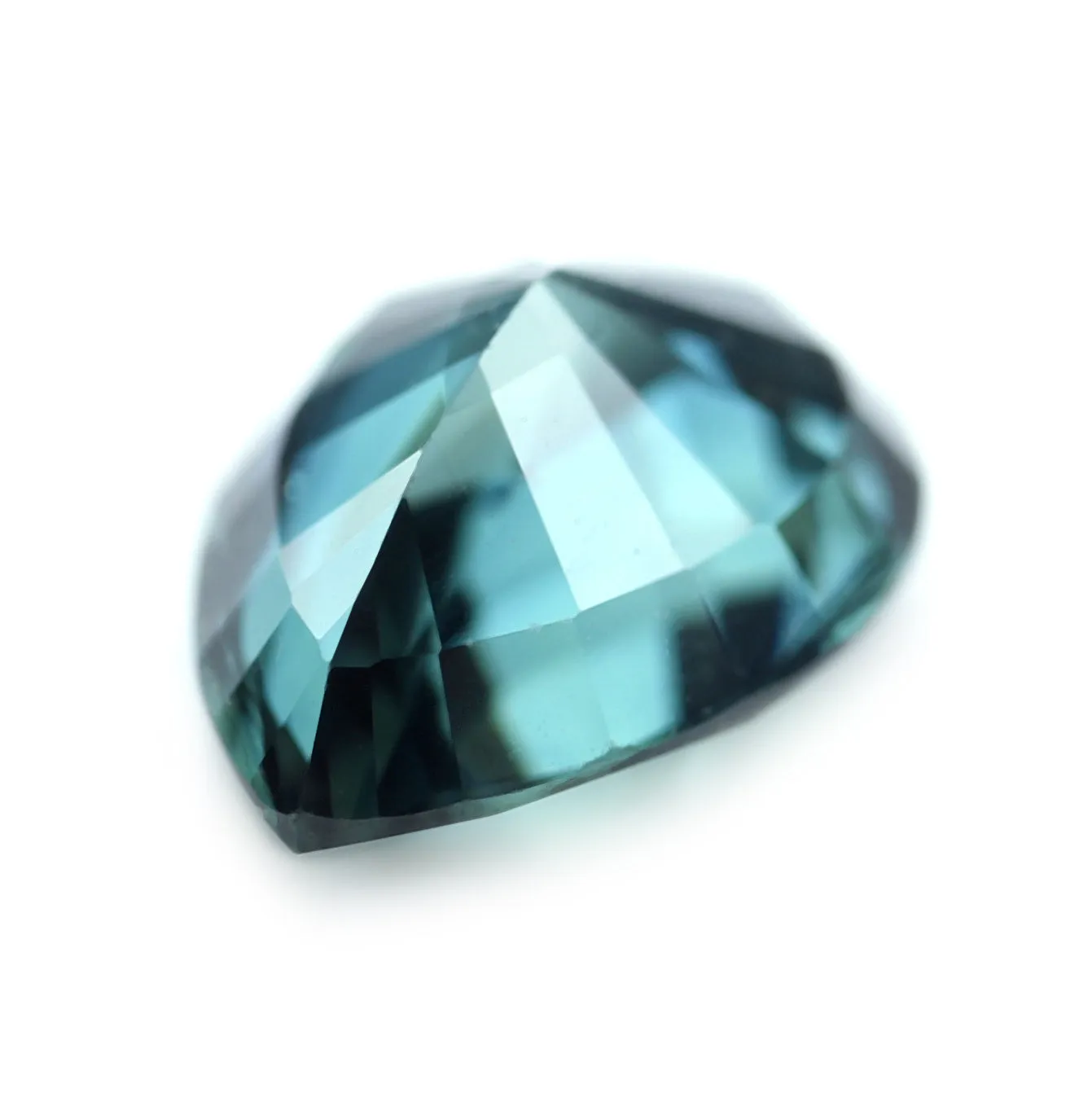 1.07ct Certified Natural Teal Sapphire