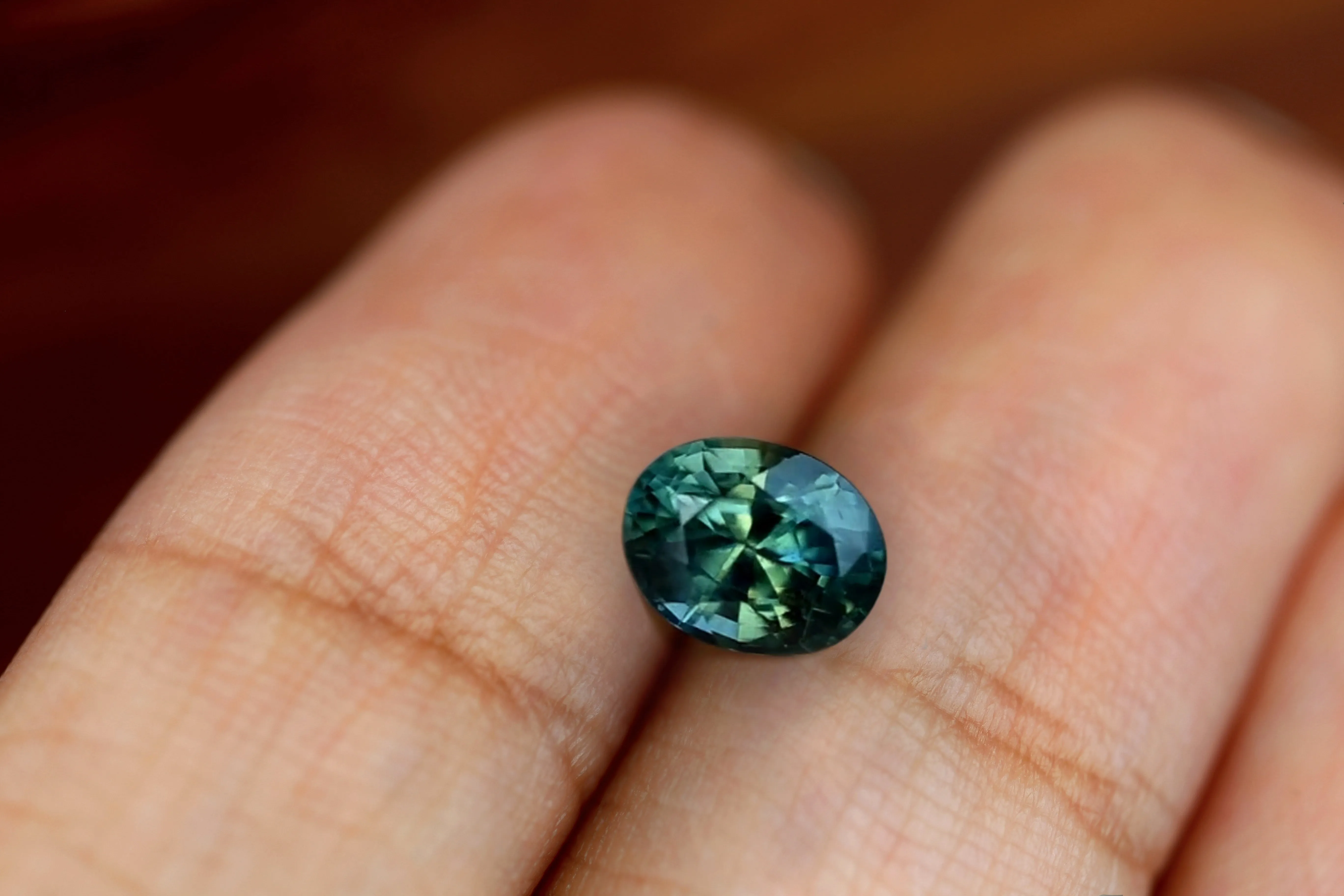 1.12ct Certified Natural Teal Sapphire