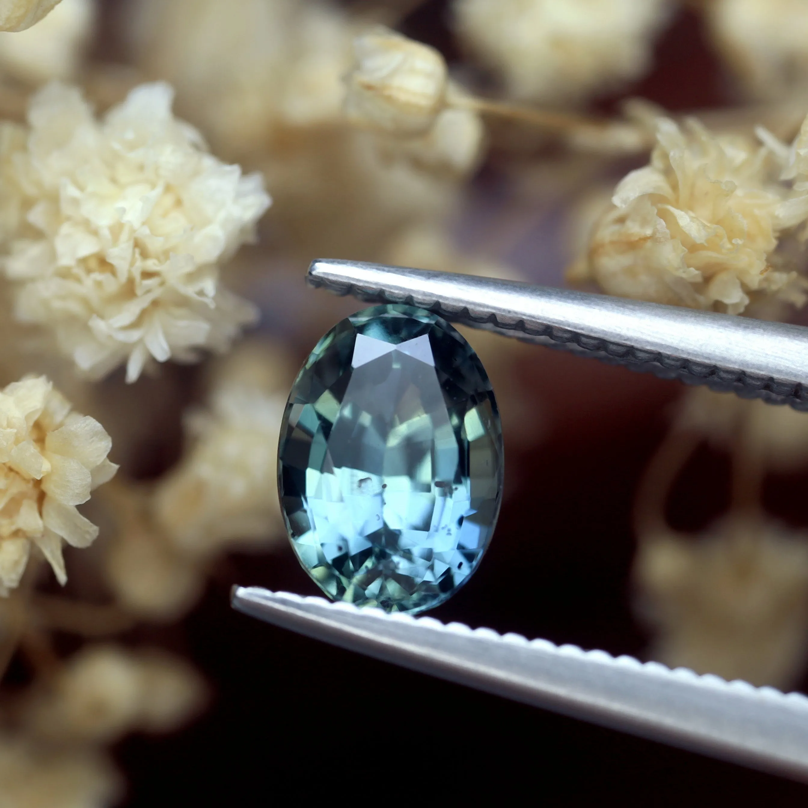 1.13 ct Certified Natural Teal Sapphire