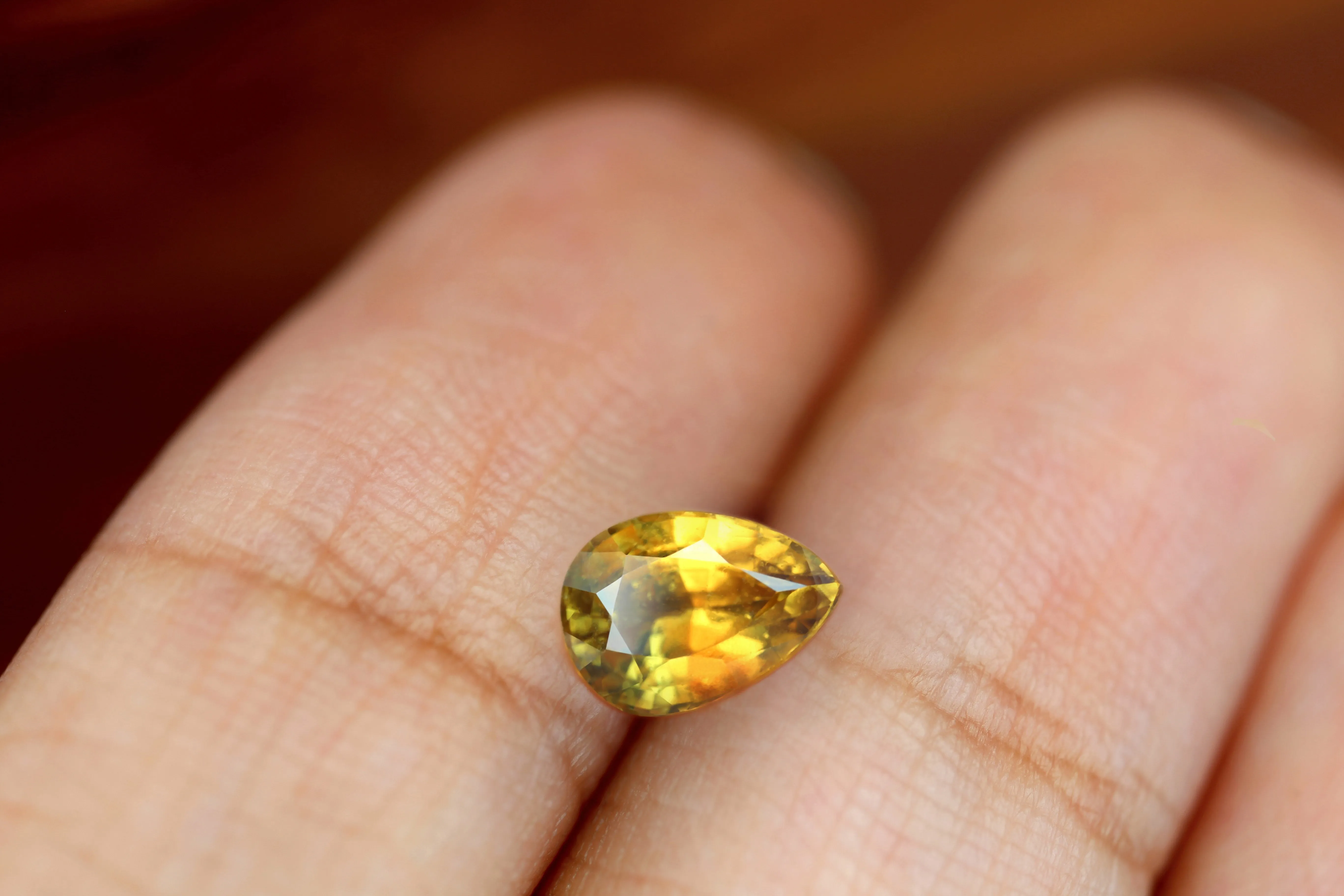 1.20ct Certified Natural Yellow Sapphire