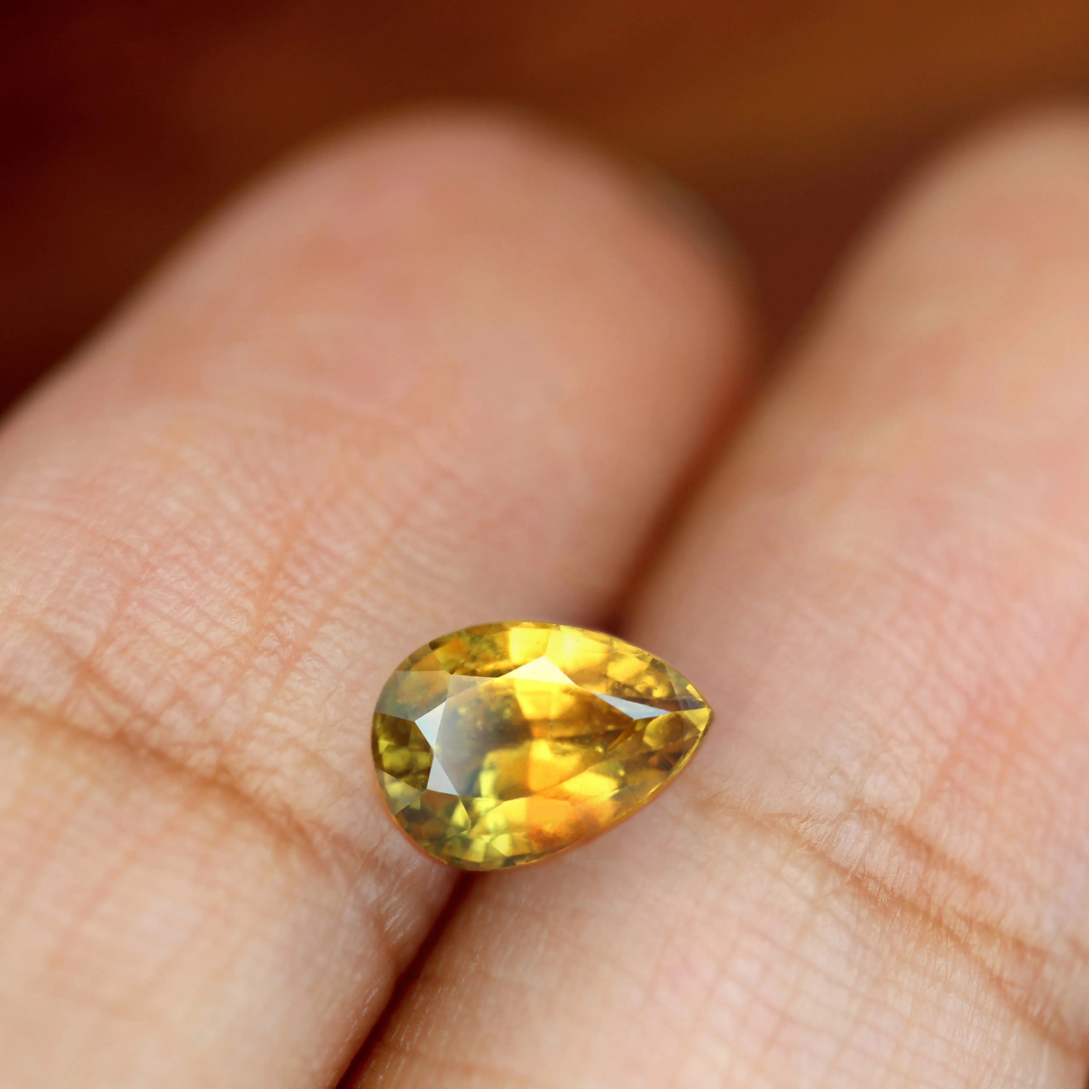 1.20ct Certified Natural Yellow Sapphire