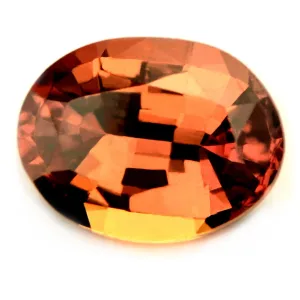 1.23ct Certified Natural Orange Sapphire