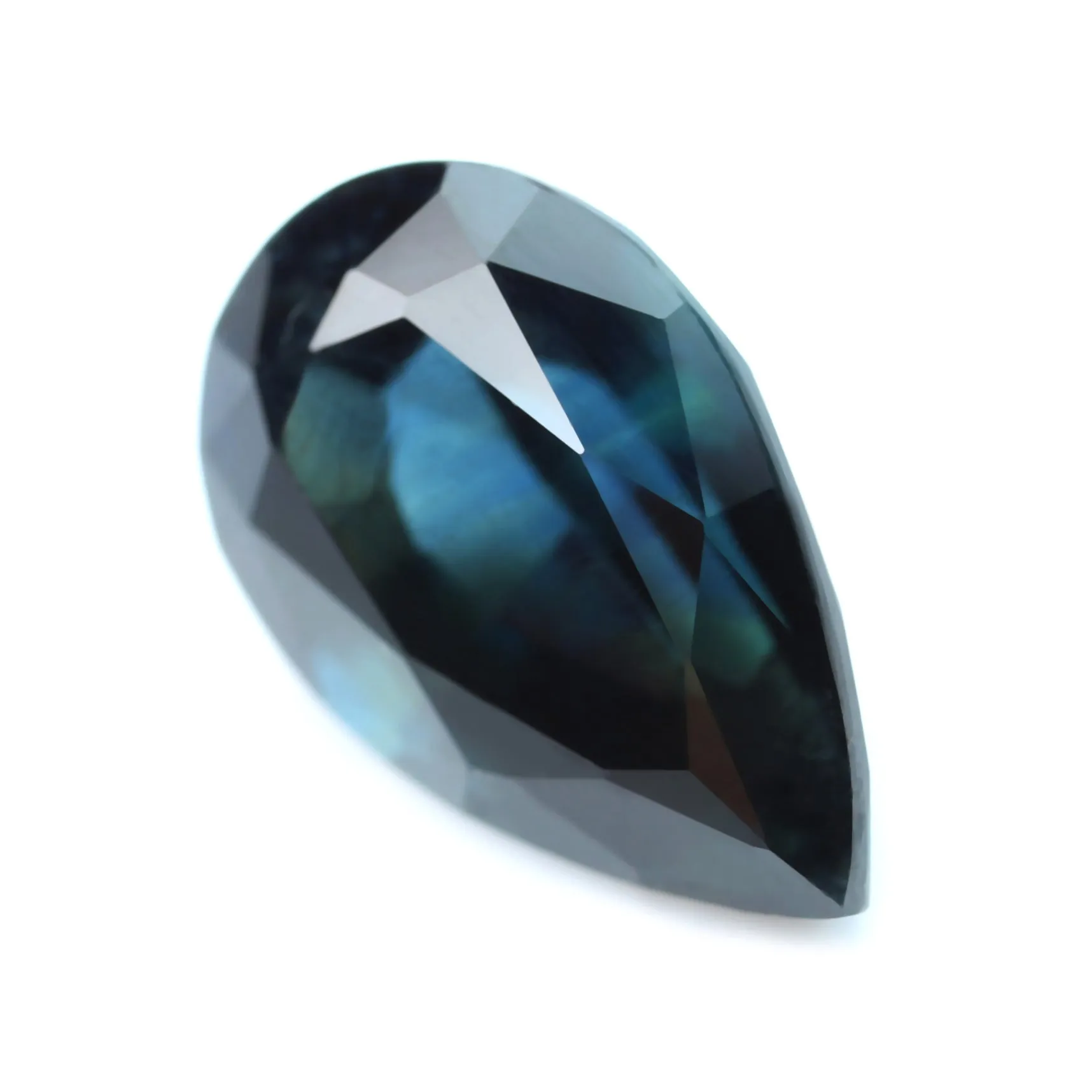 1.29ct Certified Natural Teal Sapphire
