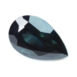 1.29ct Certified Natural Teal Sapphire