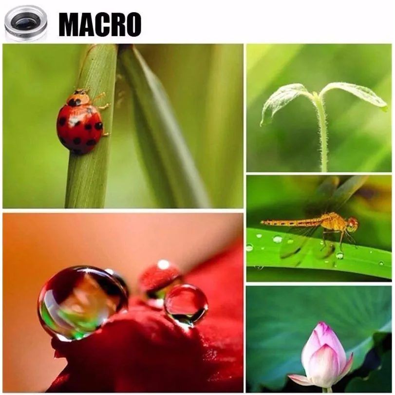 12X Telephoto Zoom Lenses Wide Angle Macro Fisheye Lens Telescope Mobile Tripod Mini Selfie Stick For Mobile Phones