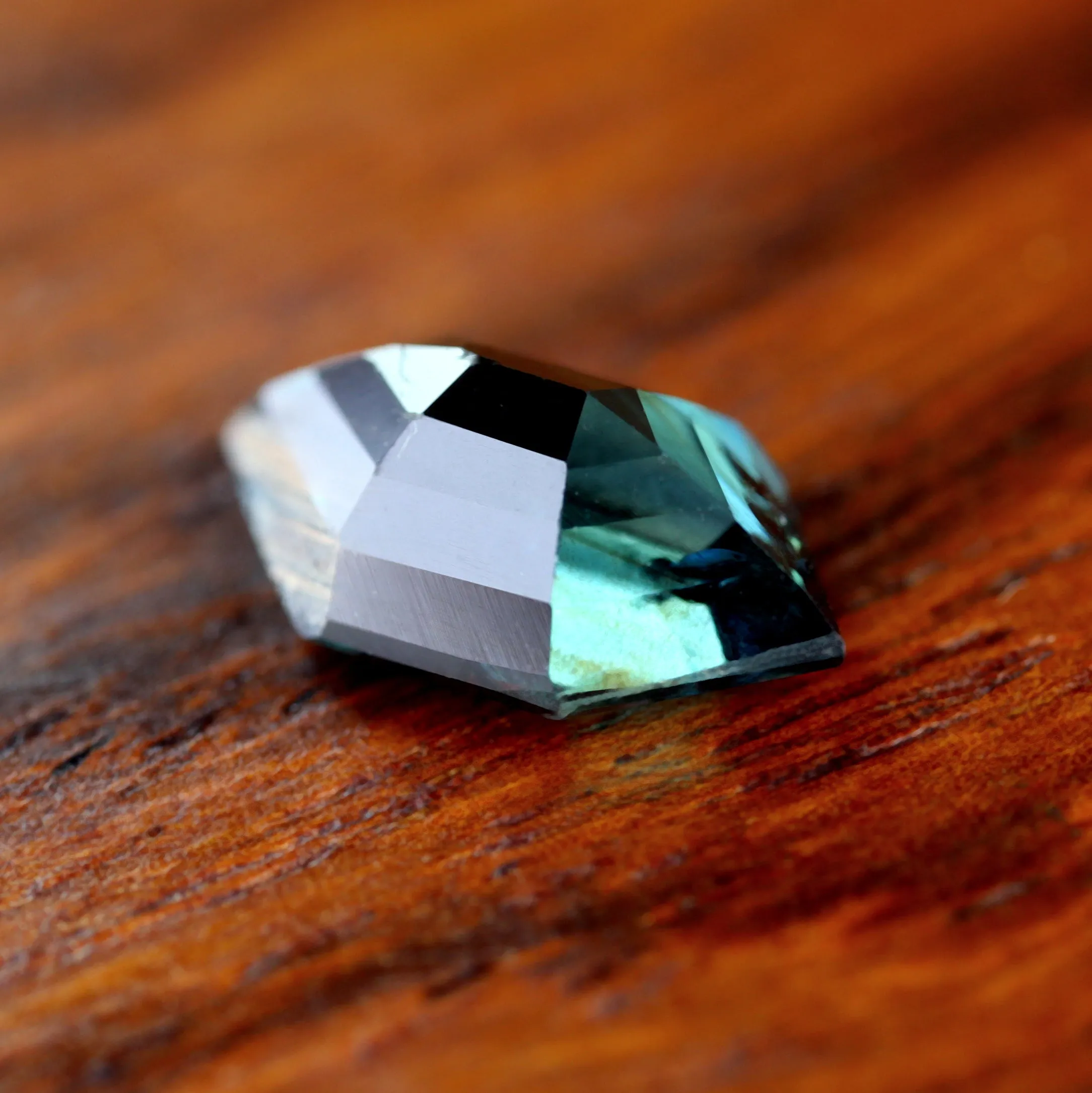 1.31ct Certified Natural Teal Sapphire