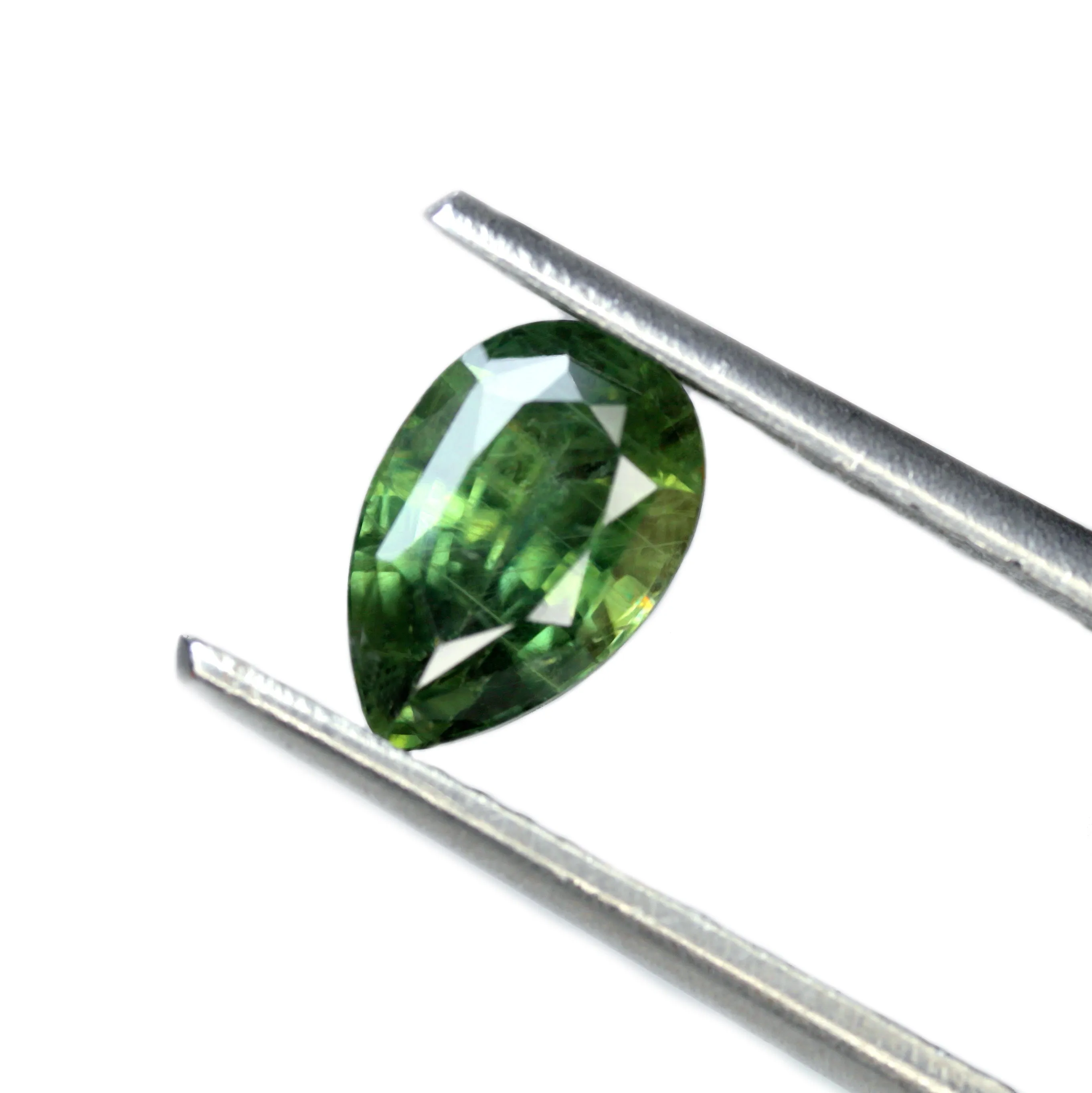 1.32ct Certified Natural Green Sapphire