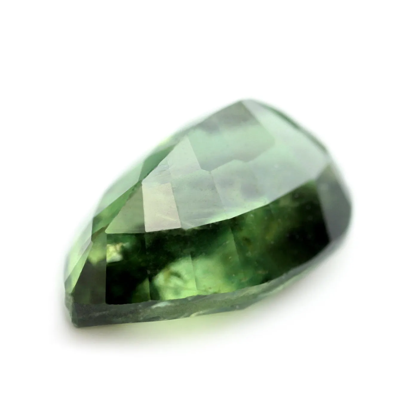 1.32ct Certified Natural Green Sapphire