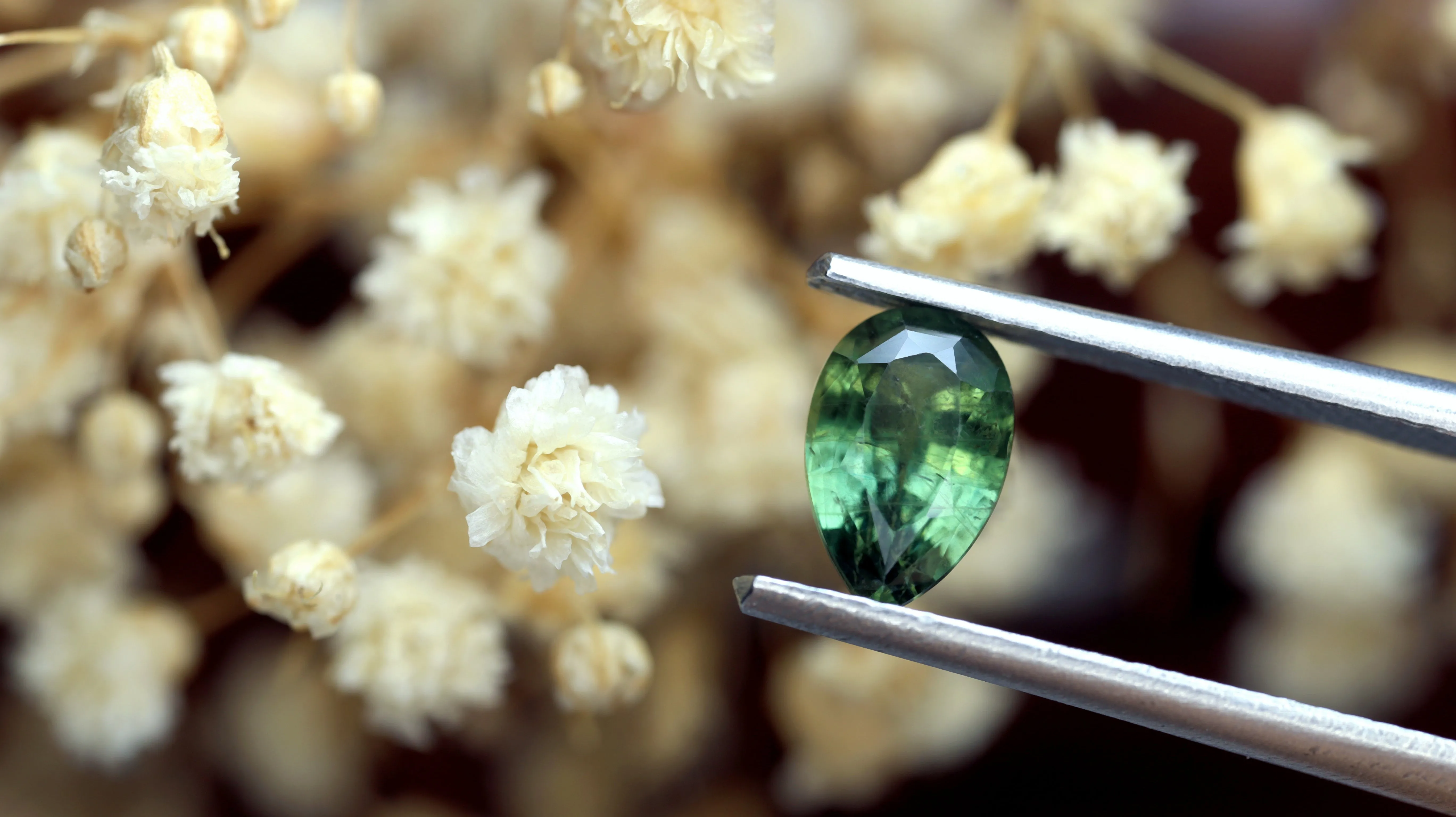 1.32ct Certified Natural Green Sapphire