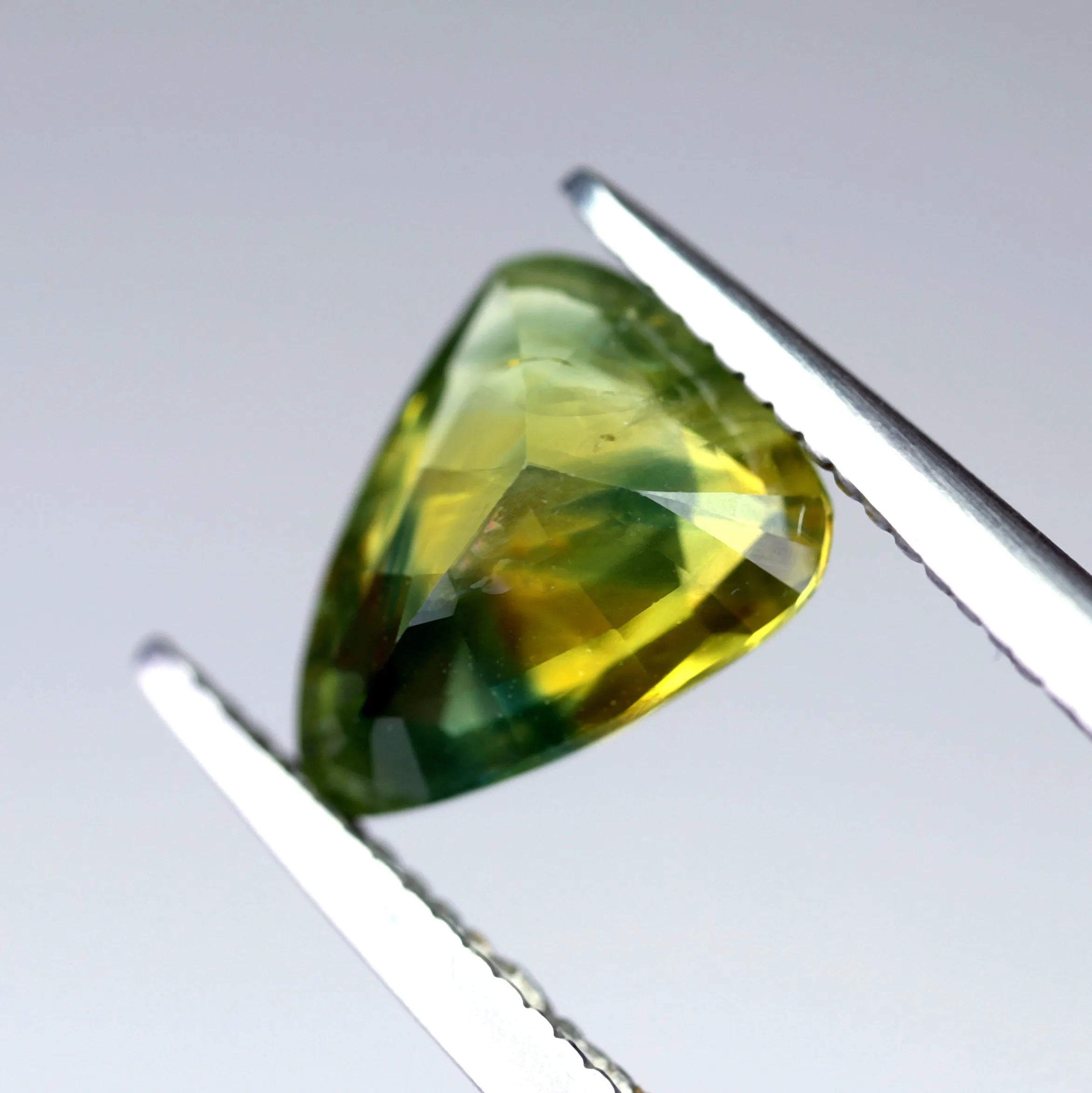 1.38ct Certified Natural Green Sapphire