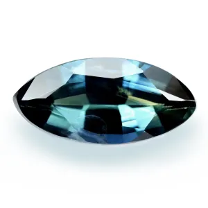 1.39ct Certified Natural Teal Sapphire