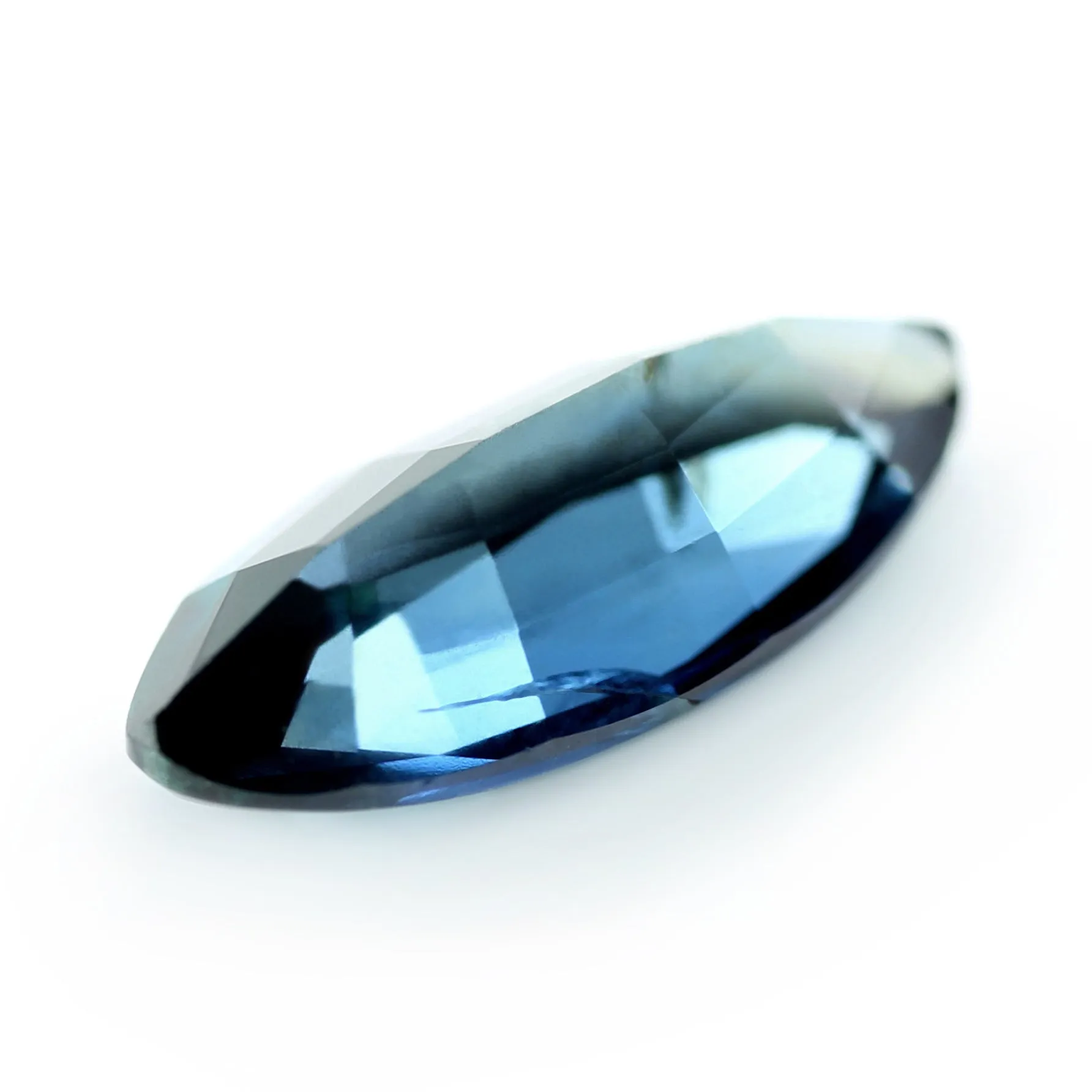 1.39ct Certified Natural Teal Sapphire