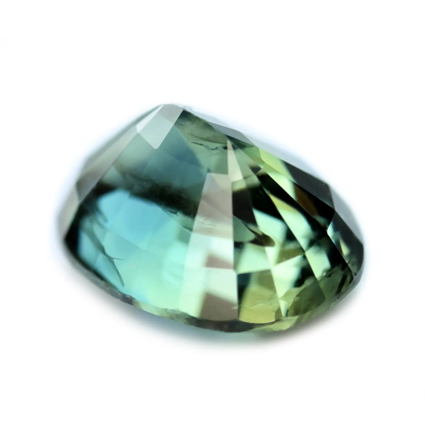 1.41ct Certified Natural Teal Sapphire