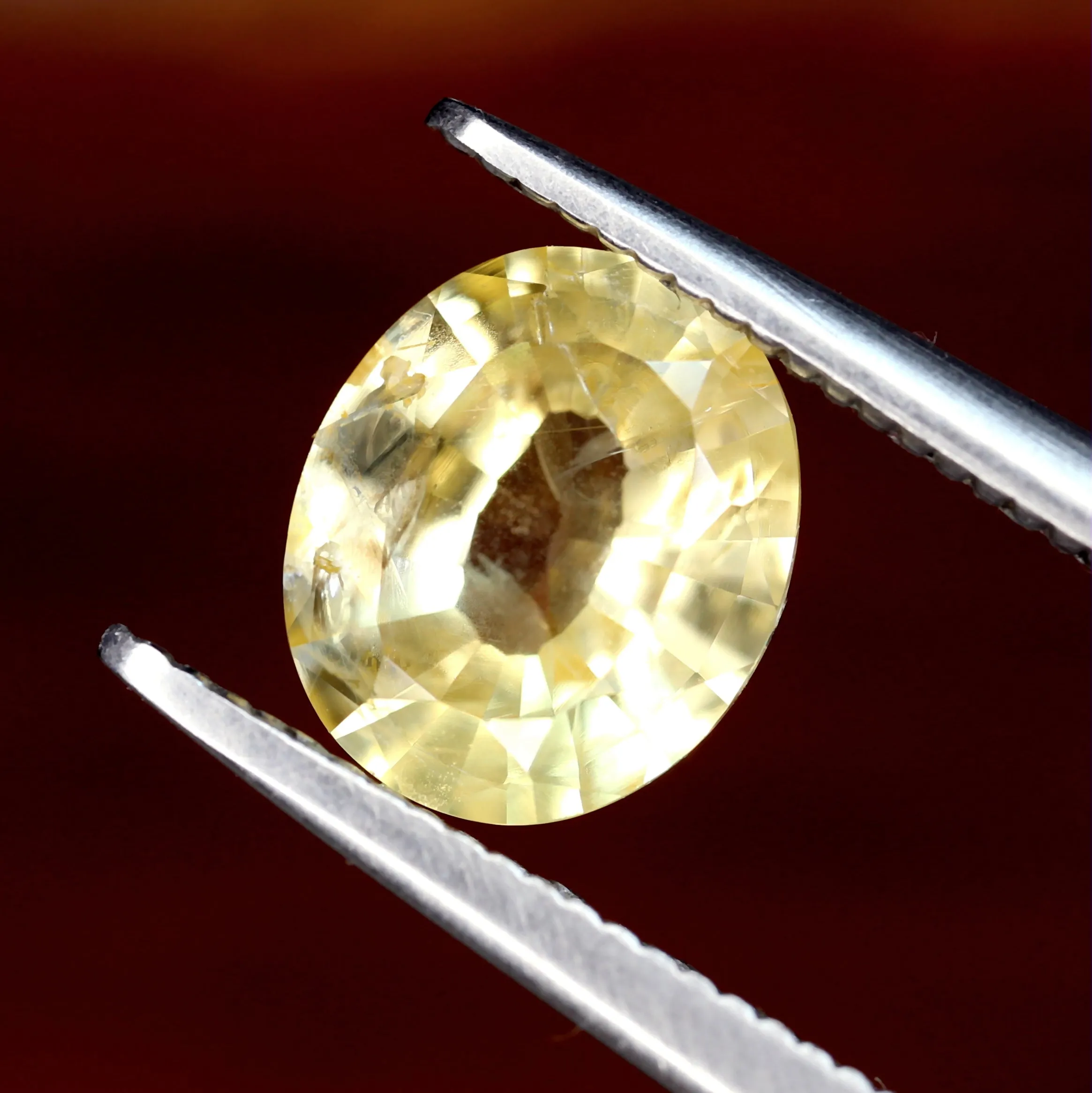 1.42ct Certified Natural Yellow Sapphire