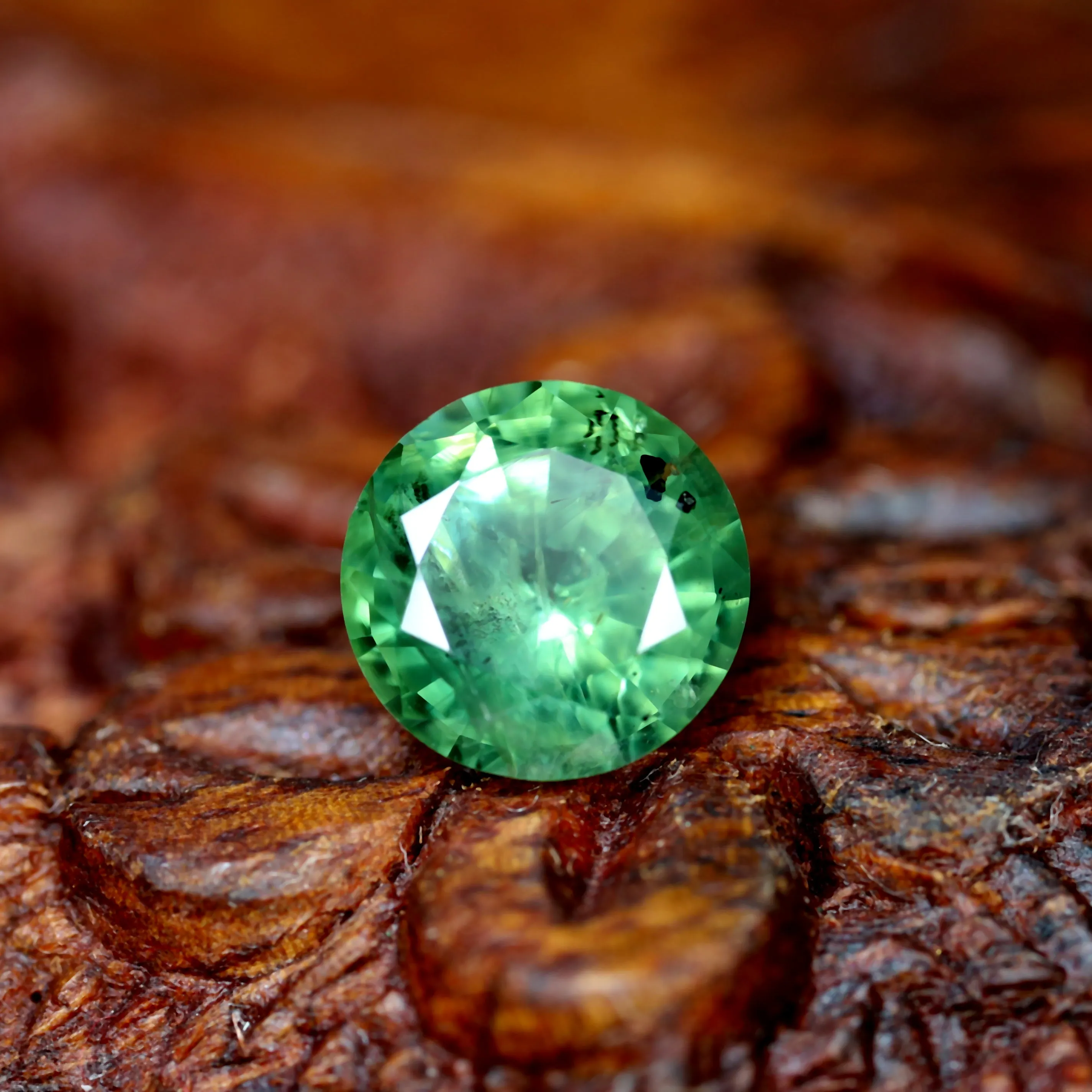 1.44cts Certified Natural Green Sapphire