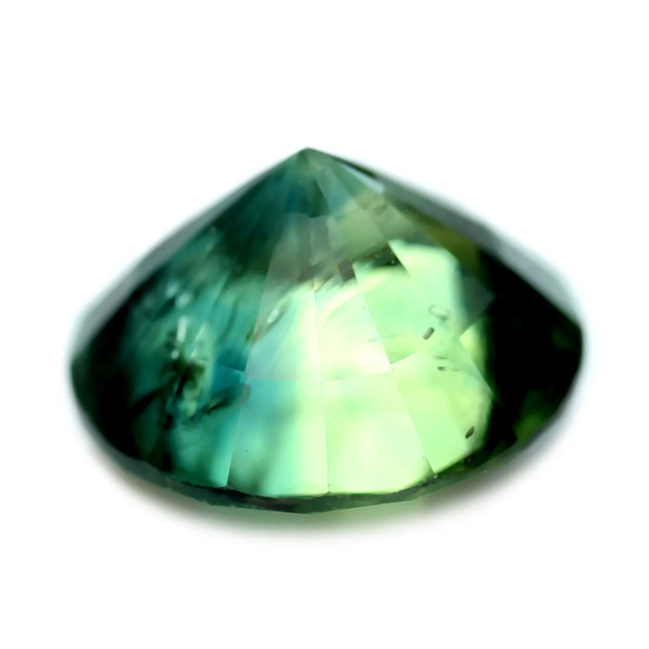 1.44cts Certified Natural Green Sapphire
