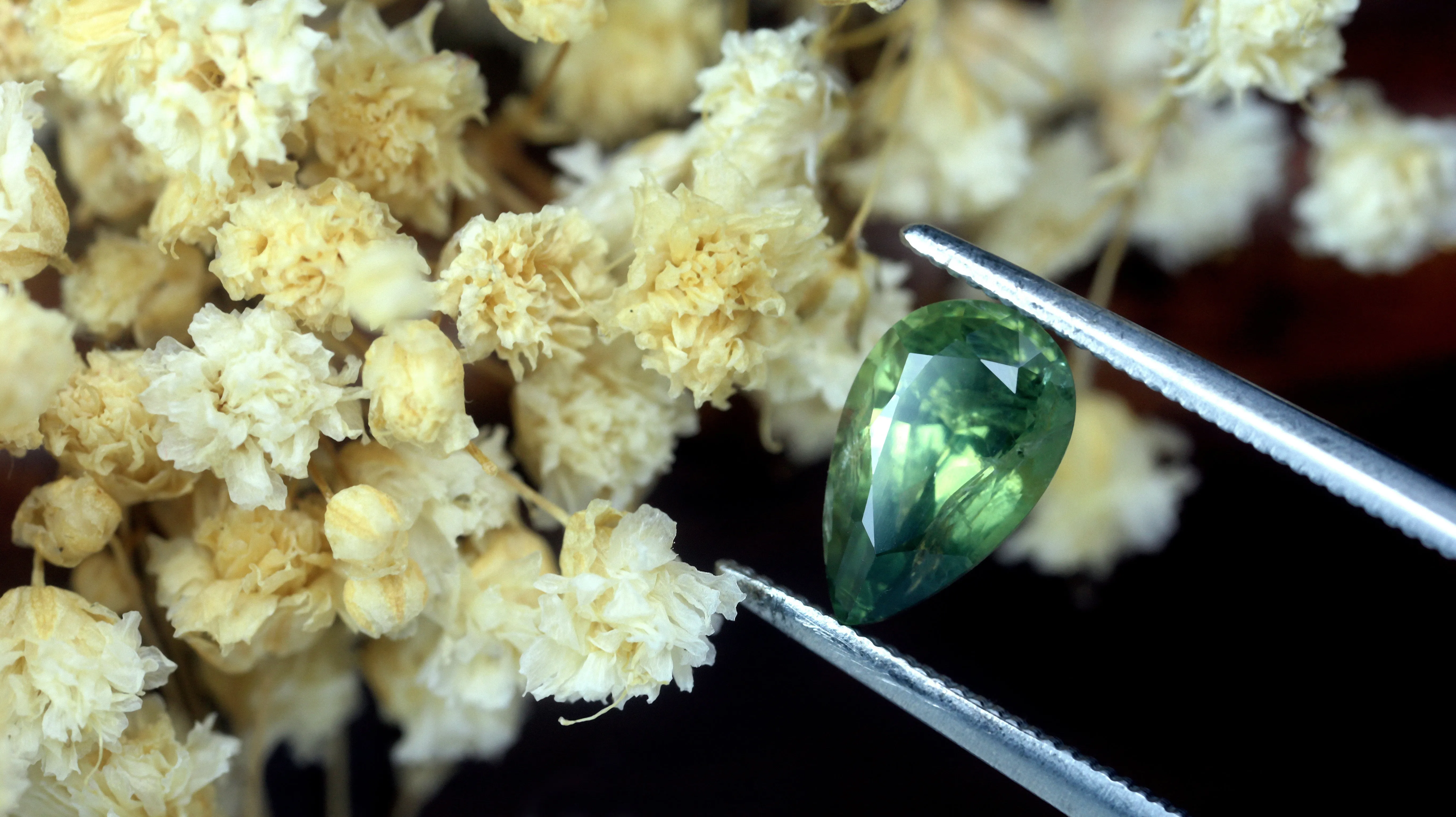 1.47ct Certified Natural Green Sapphire