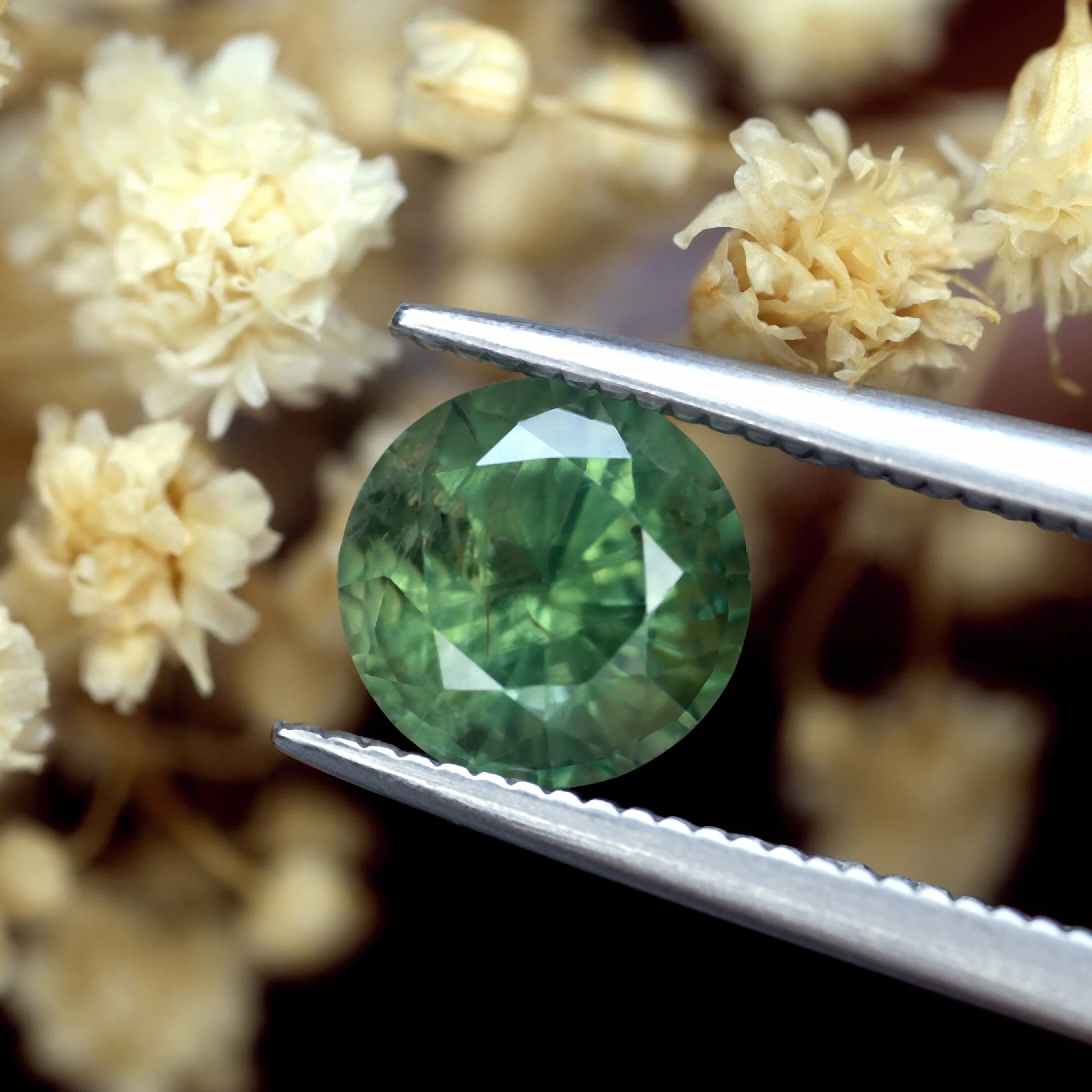 1.50ct Certified Natural Green Sapphire