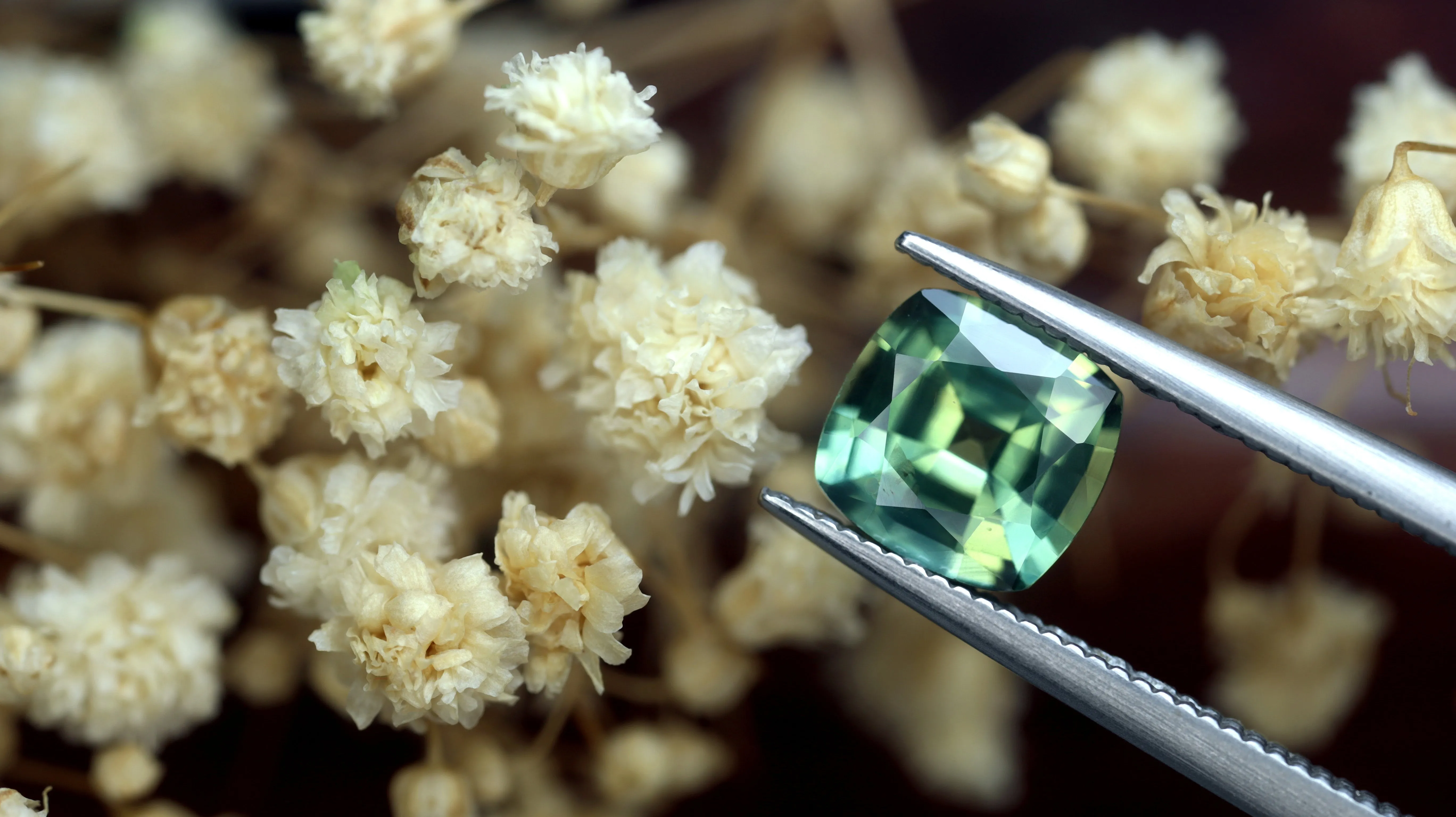 1.53ct Certified Natural Green Sapphire