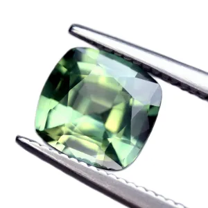 1.53ct Certified Natural Green Sapphire