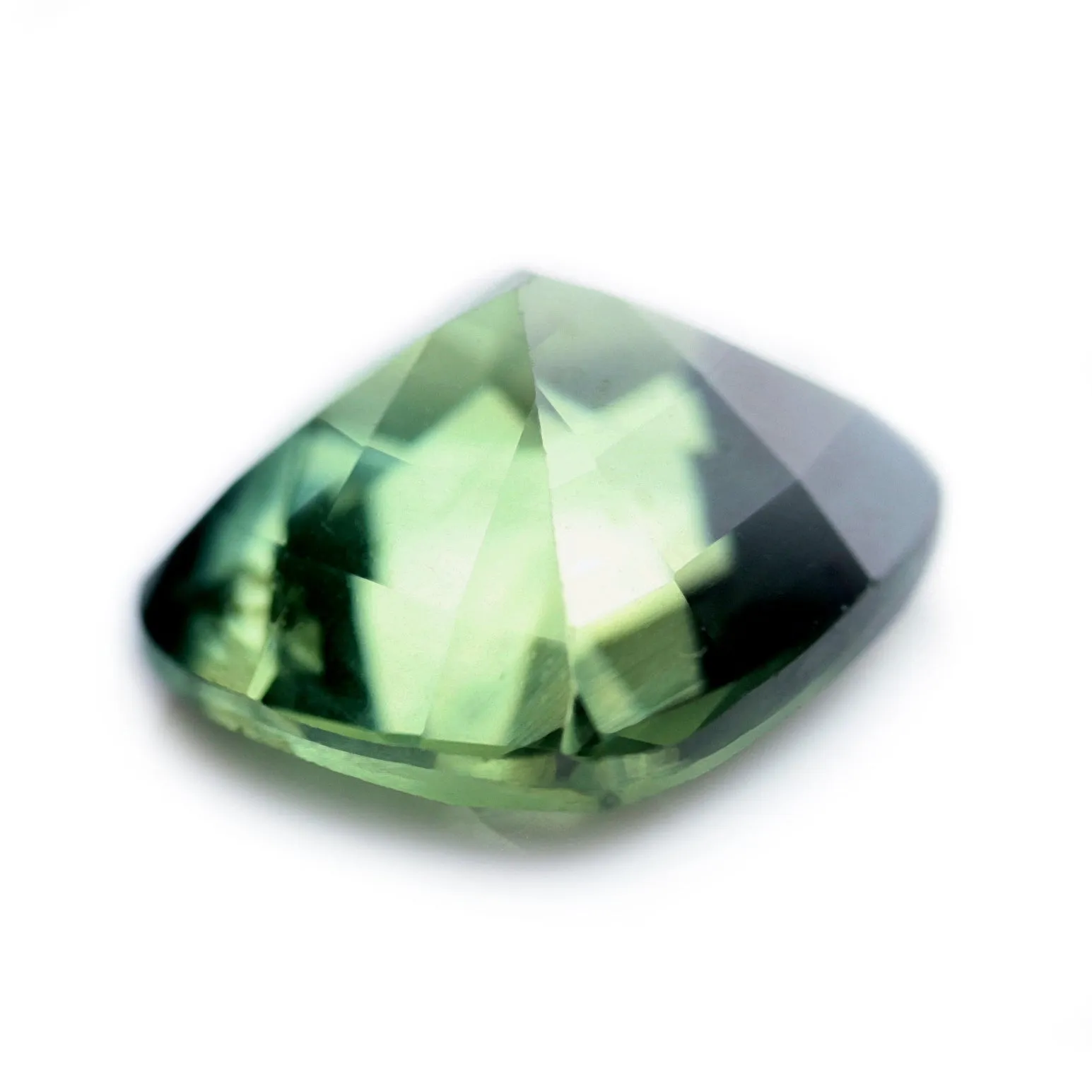 1.53ct Certified Natural Green Sapphire