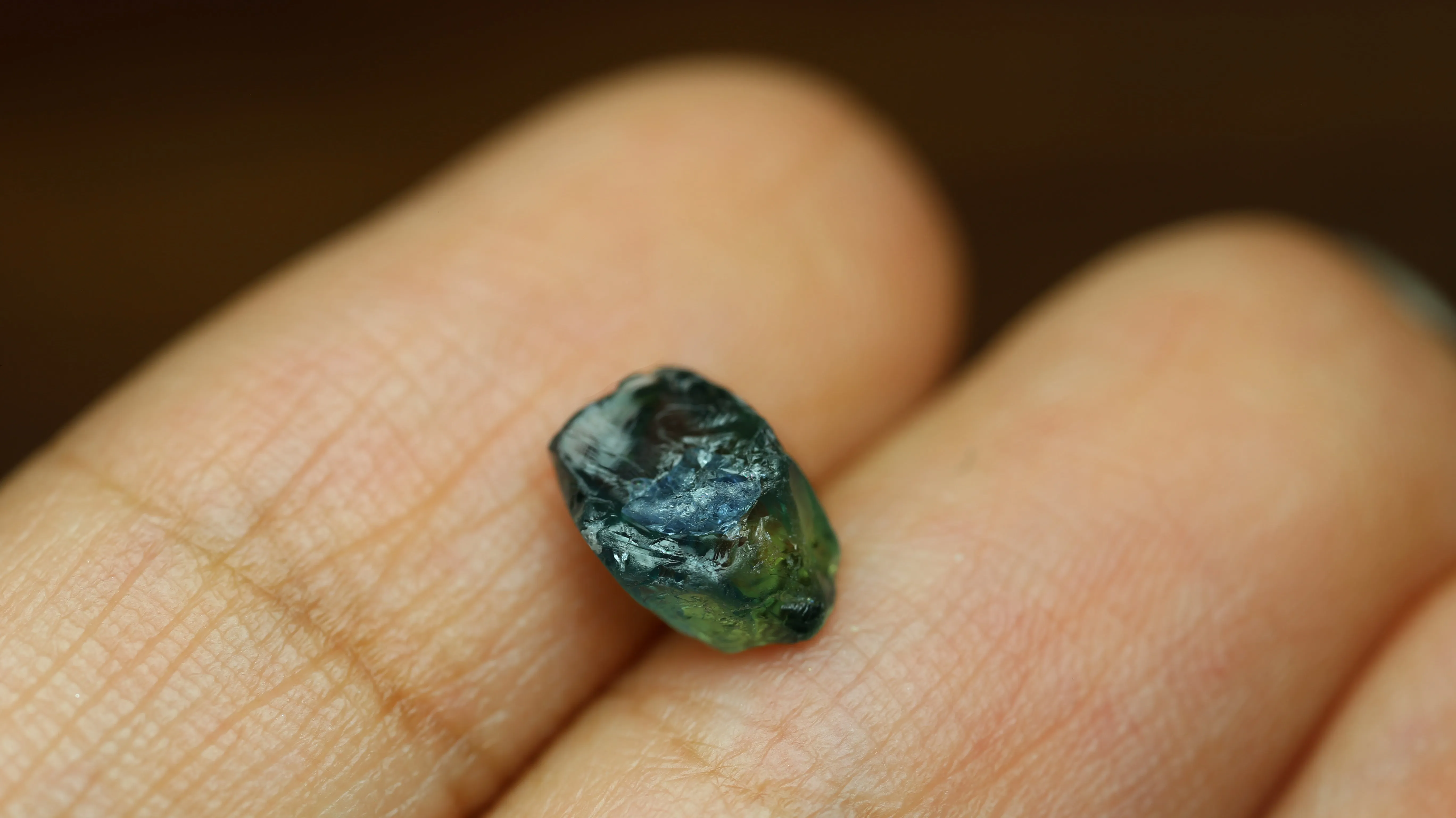 1.54ct Certified Natural Teal Sapphire