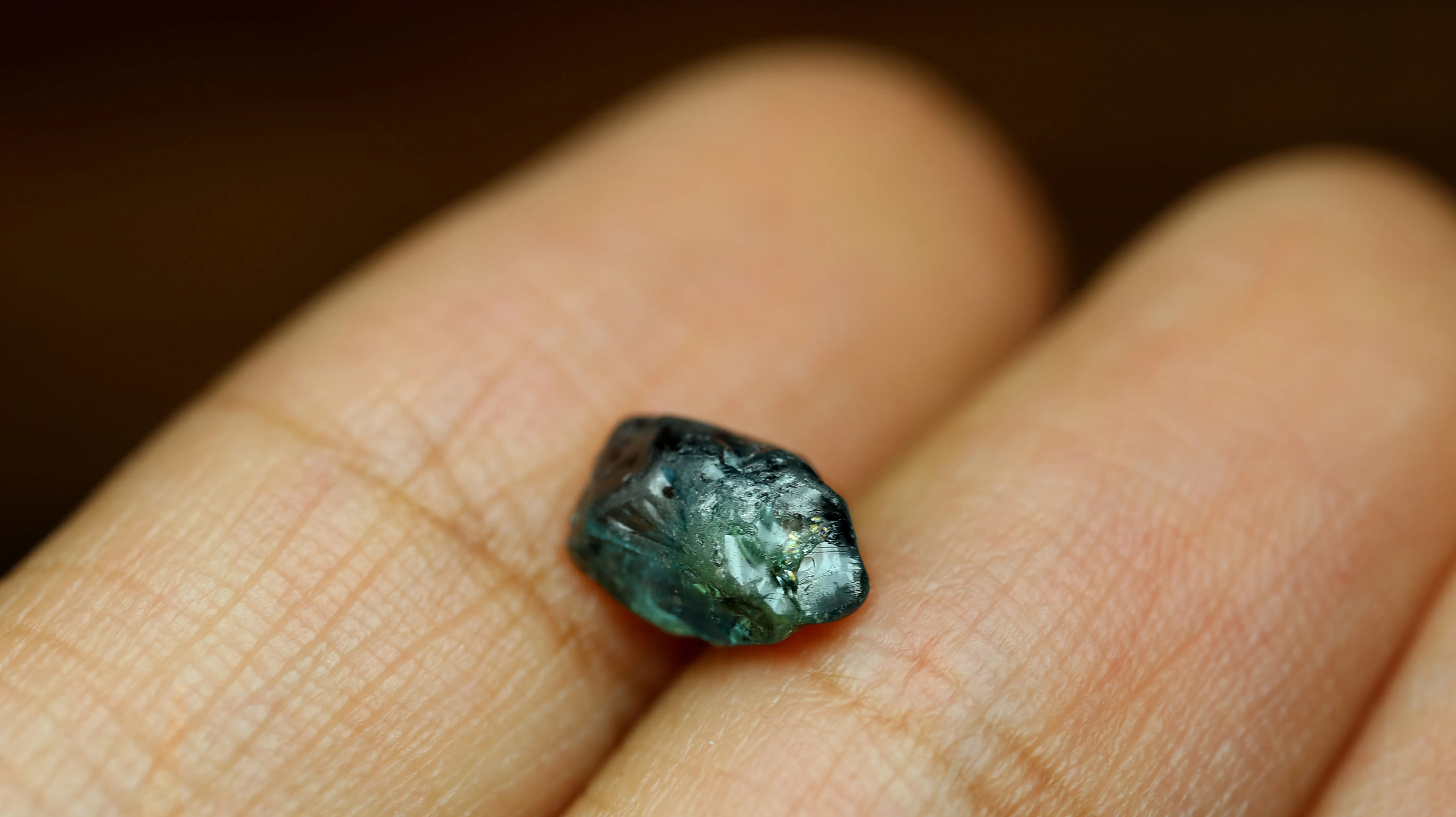 1.54ct Certified Natural Teal Sapphire