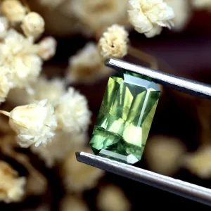 1.59ct Certified Natural Green Sapphire
