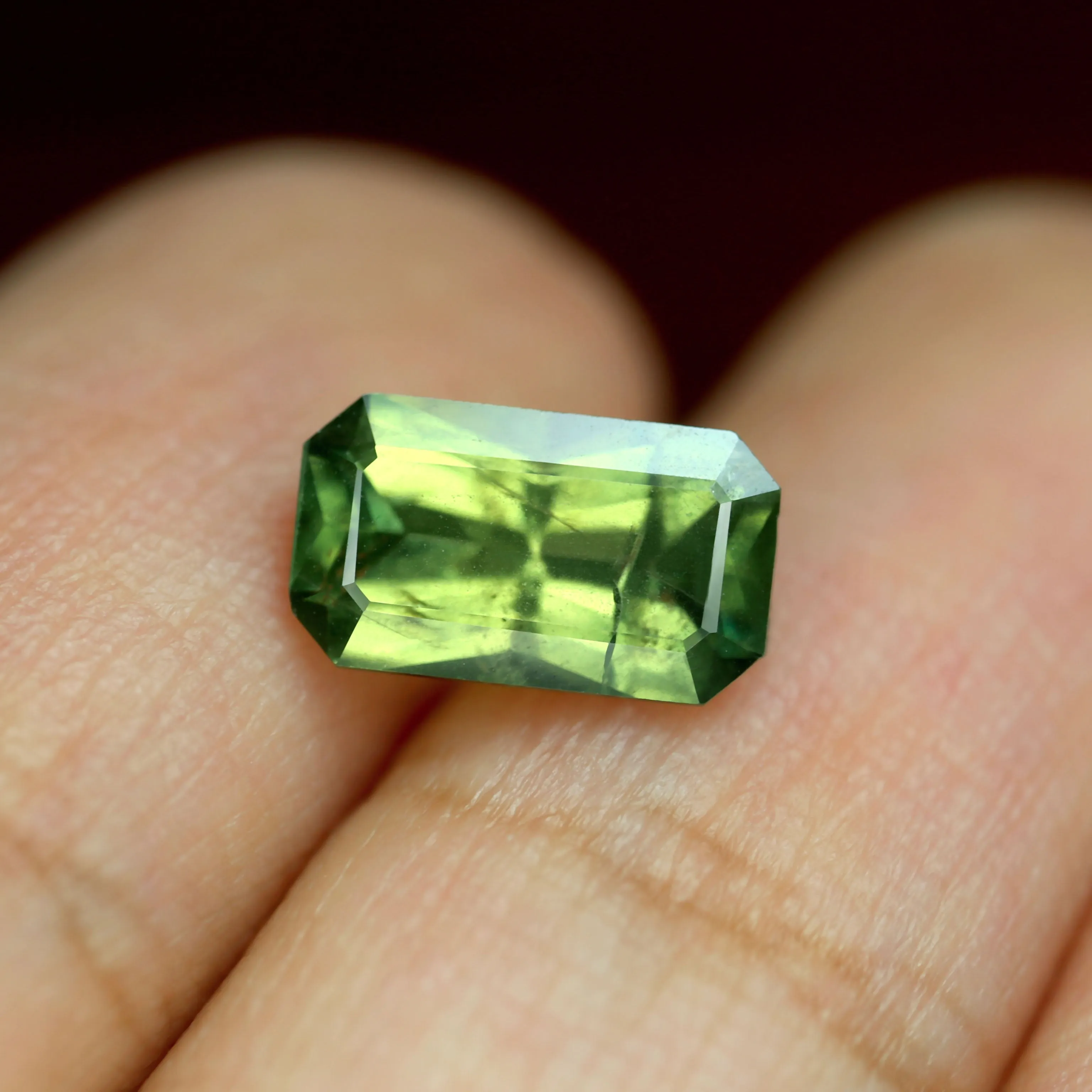 1.59ct Certified Natural Green Sapphire