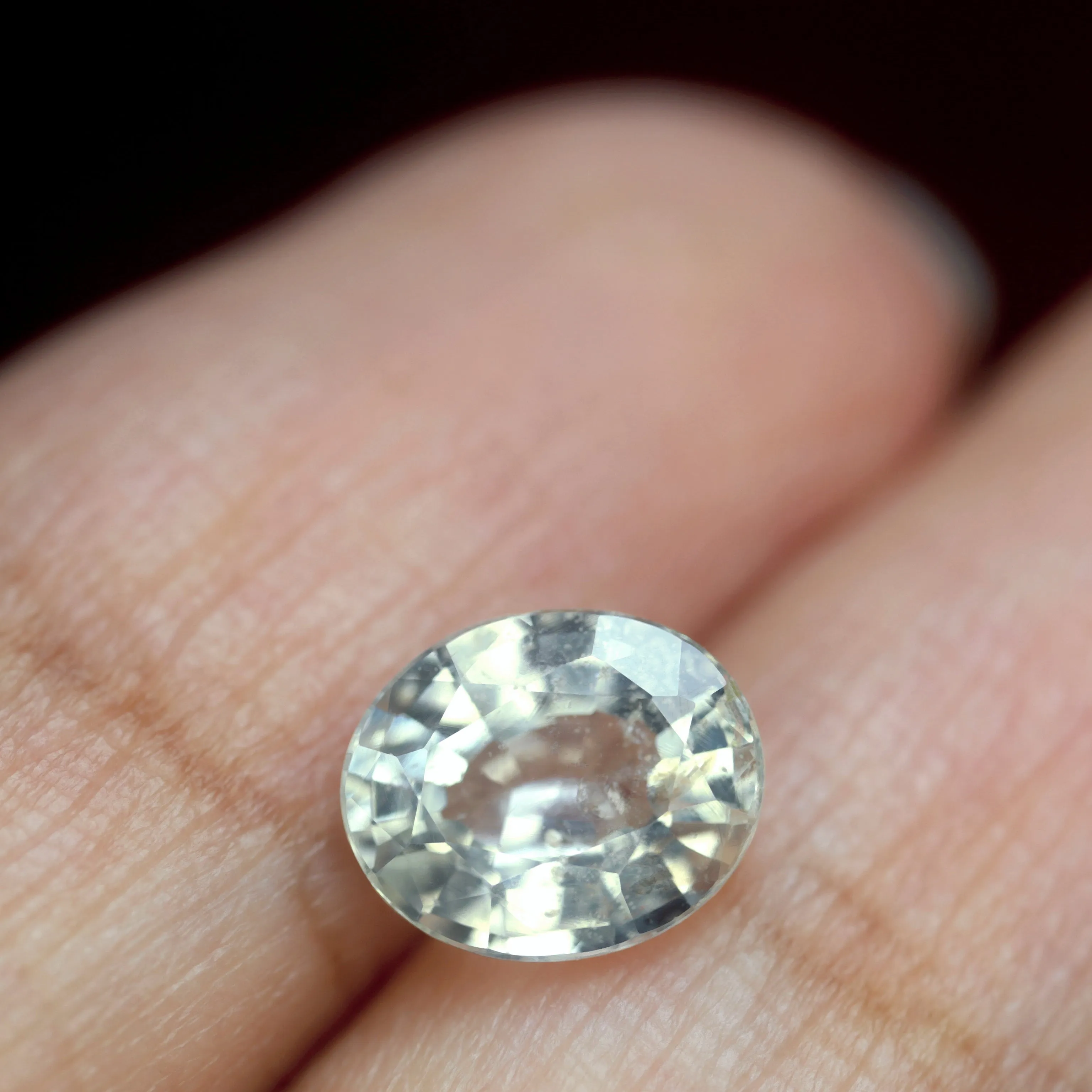 1.60ct Certified Natural White Sapphire