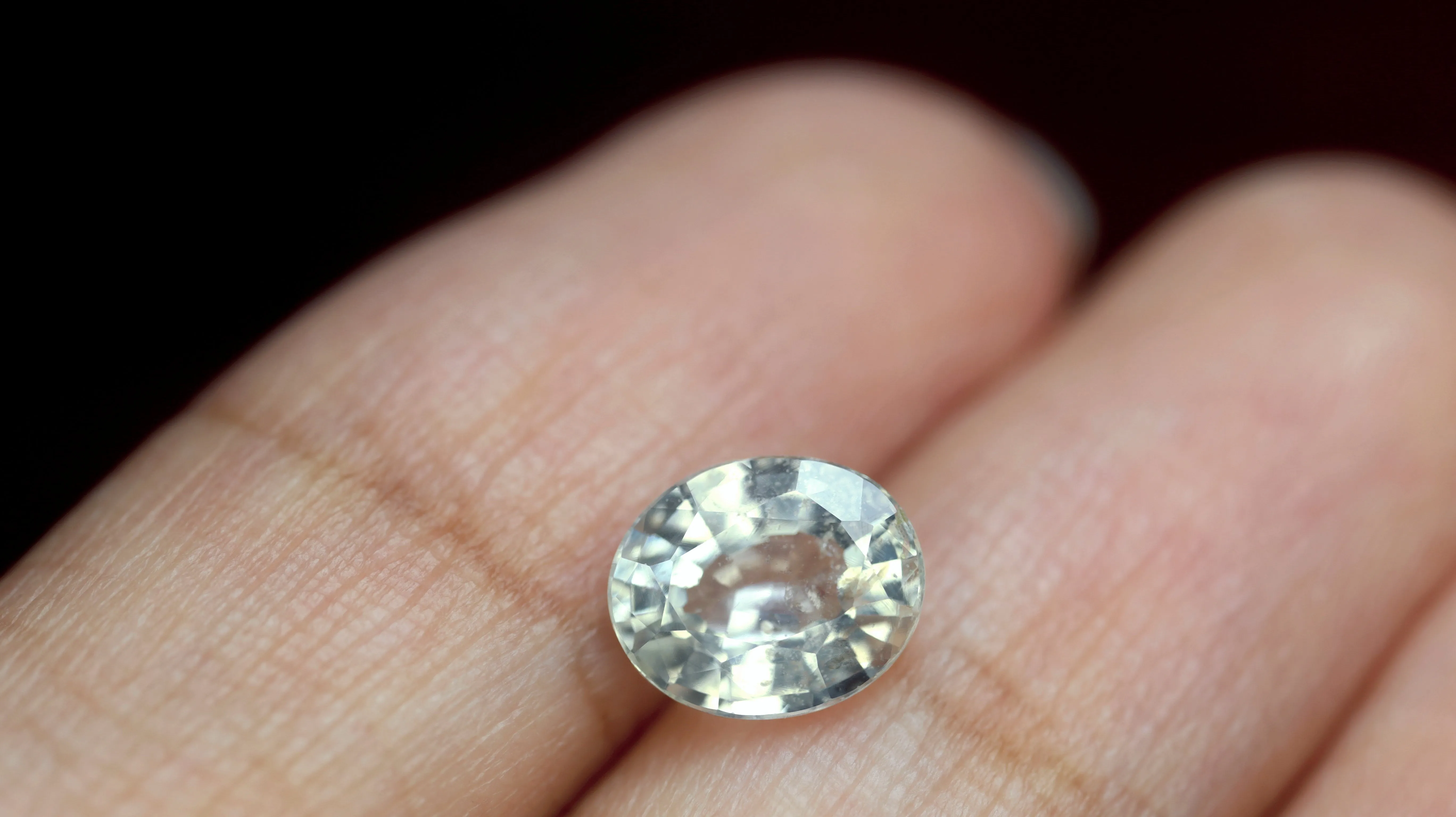 1.60ct Certified Natural White Sapphire