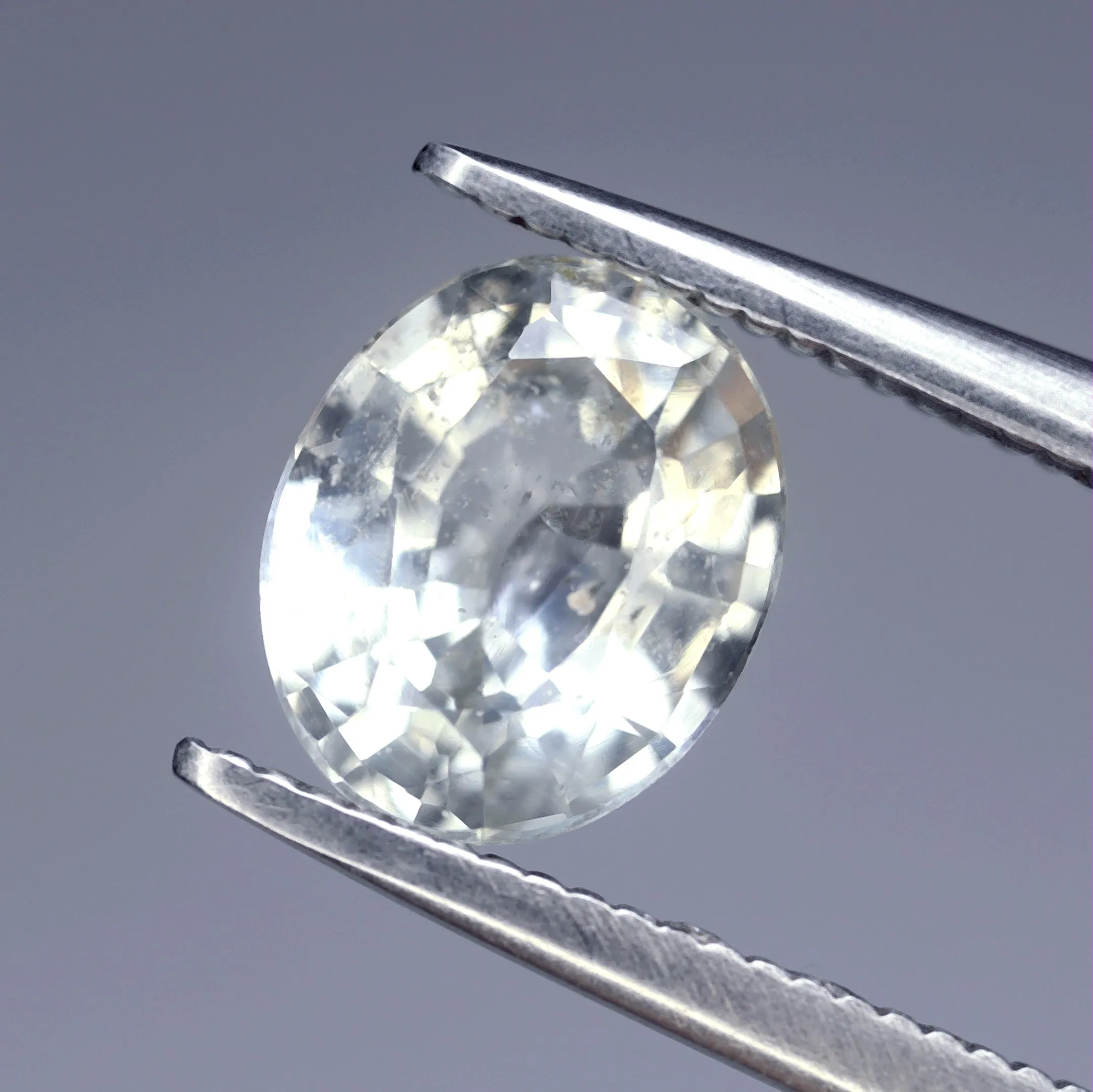 1.60ct Certified Natural White Sapphire