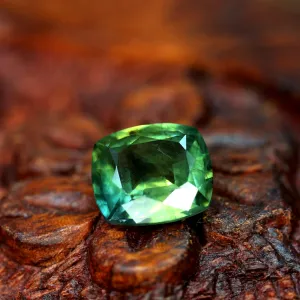 1.64ct Certified Natural Green Sapphire
